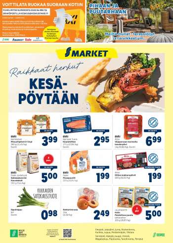 S-market tarjoukset  - 29.06.2021 - 04.07.2021.