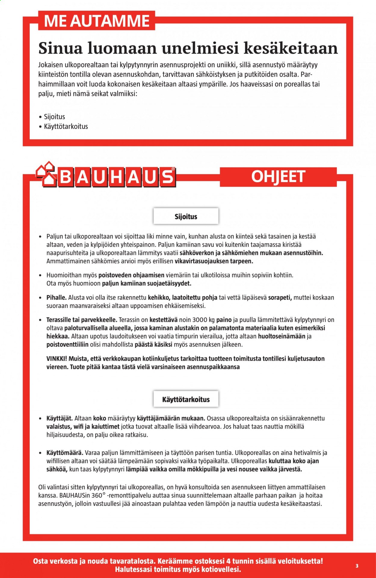 Bauhaus tarjoukset - 30.06.2021 - 20.07.2021. Sivu 3