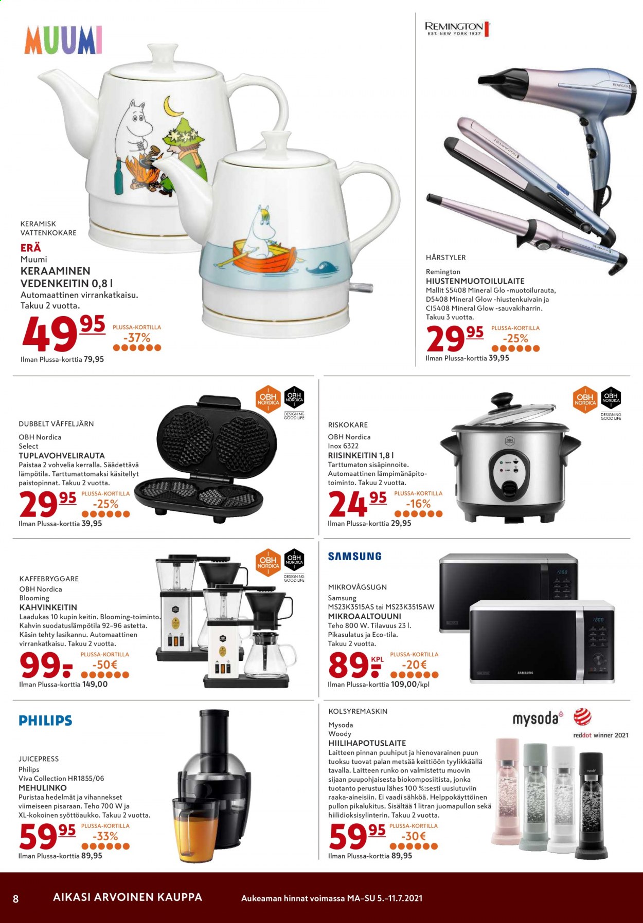K-citymarket tarjoukset - 05.07.2021 - 07.07.2021. Sivu 8
