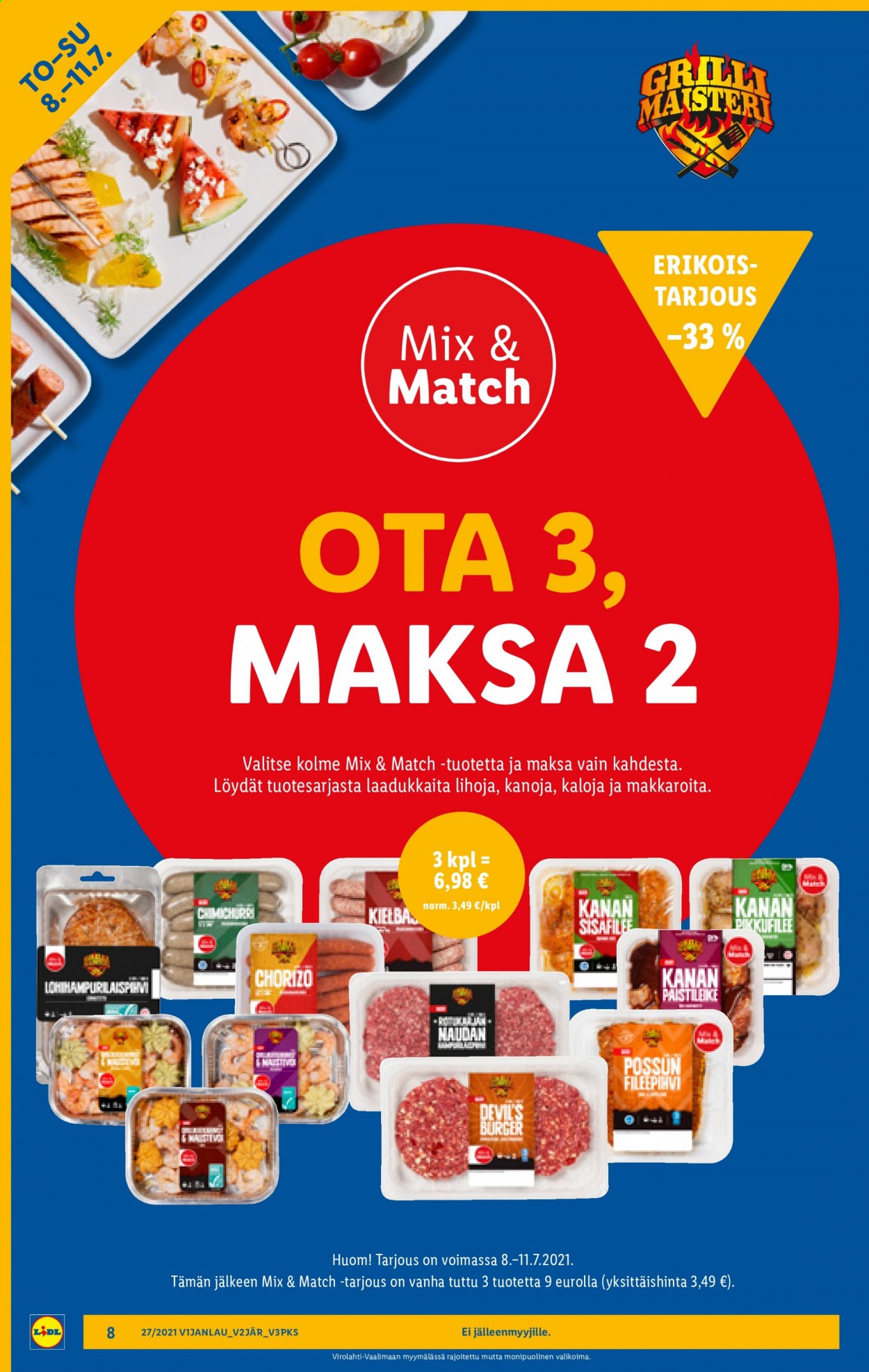 Lidl tarjoukset - 08.07.2021 - 14.07.2021. Sivu 8