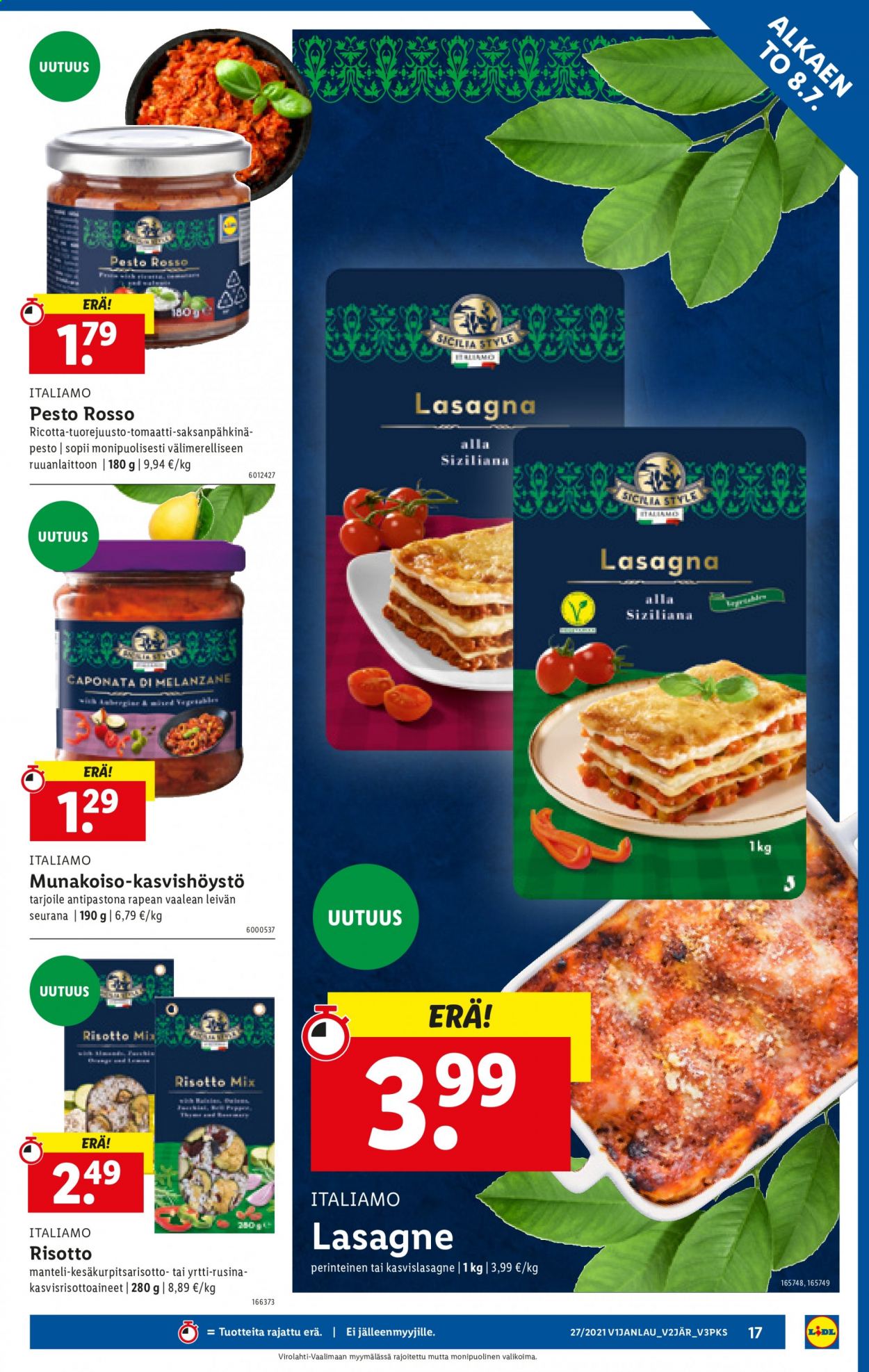 Lidl tarjoukset - 08.07.2021 - 14.07.2021. Sivu 17