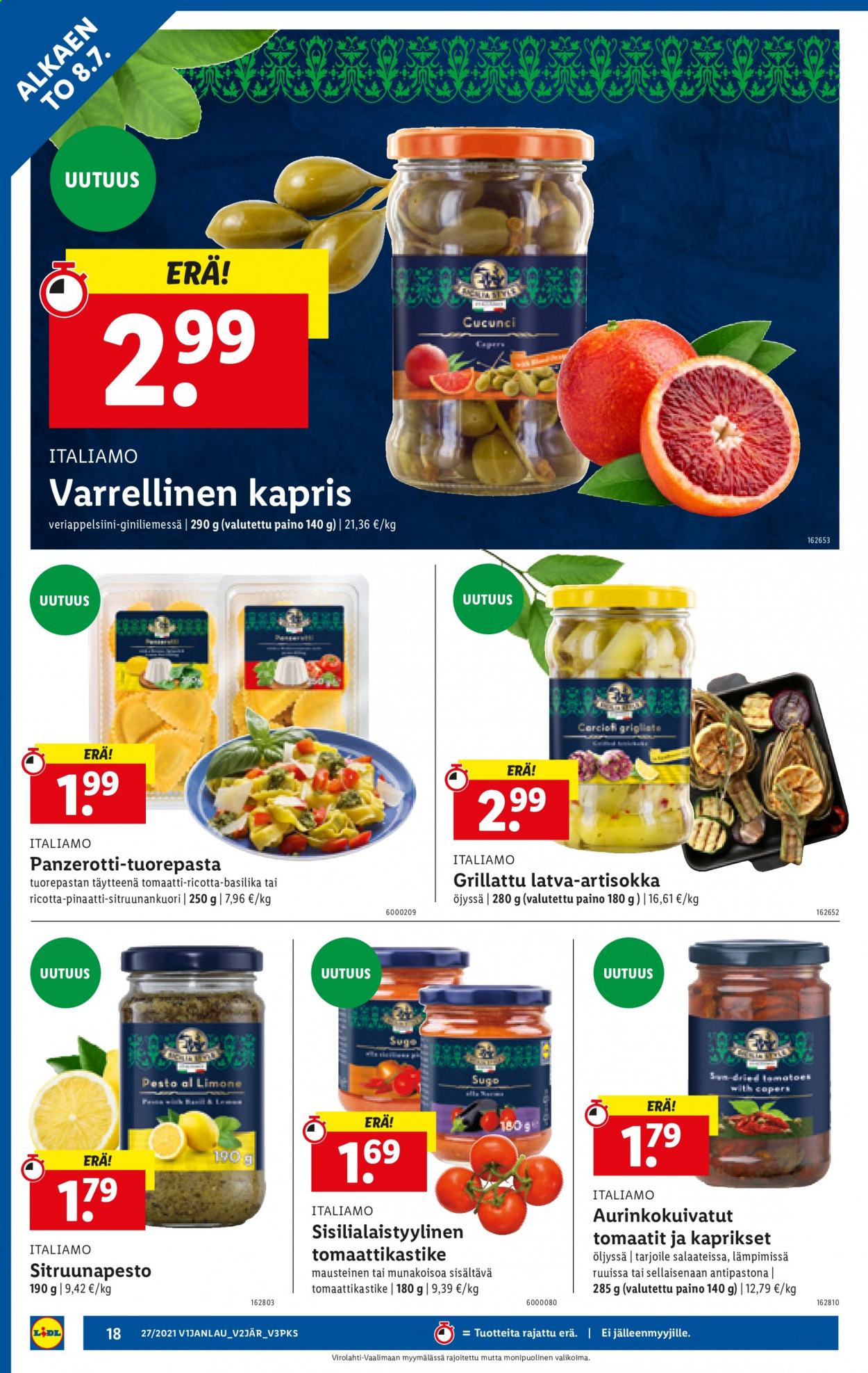 Lidl tarjoukset - 08.07.2021 - 14.07.2021. Sivu 18