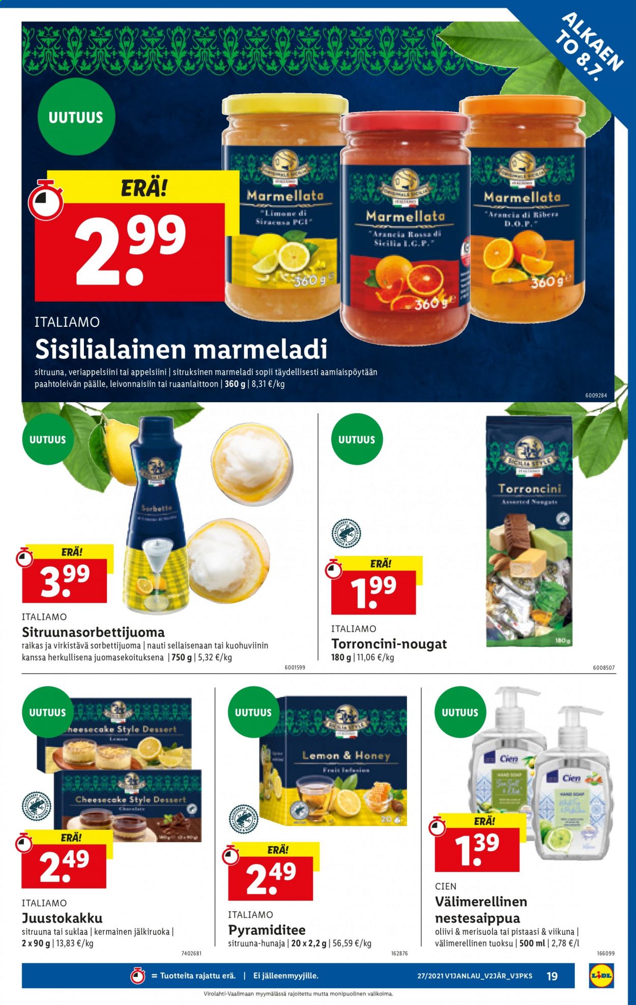 Lidl tarjoukset - 08.07.2021 - 14.07.2021. Sivu 19