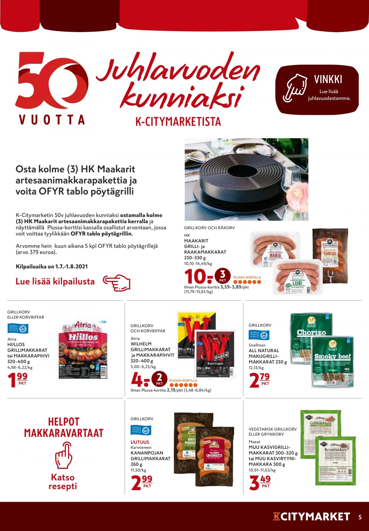 K-citymarket tarjoukset - 08.07.2021 - 11.07.2021. Sivu 5