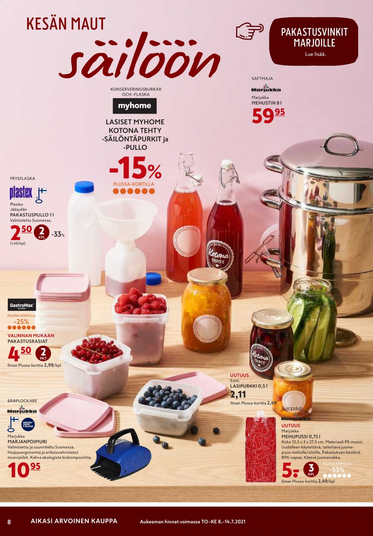K-citymarket tarjoukset - 08.07.2021 - 11.07.2021. Sivu 8
