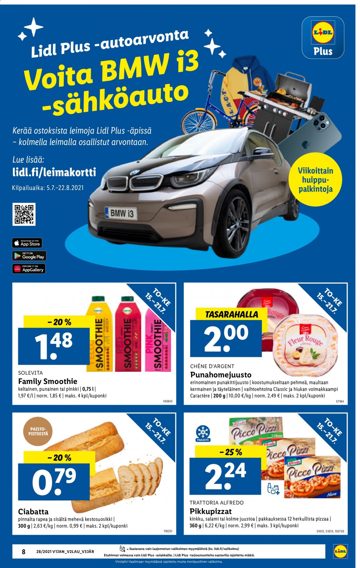Lidl tarjoukset - 15.07.2021 - 21.07.2021. Sivu 8
