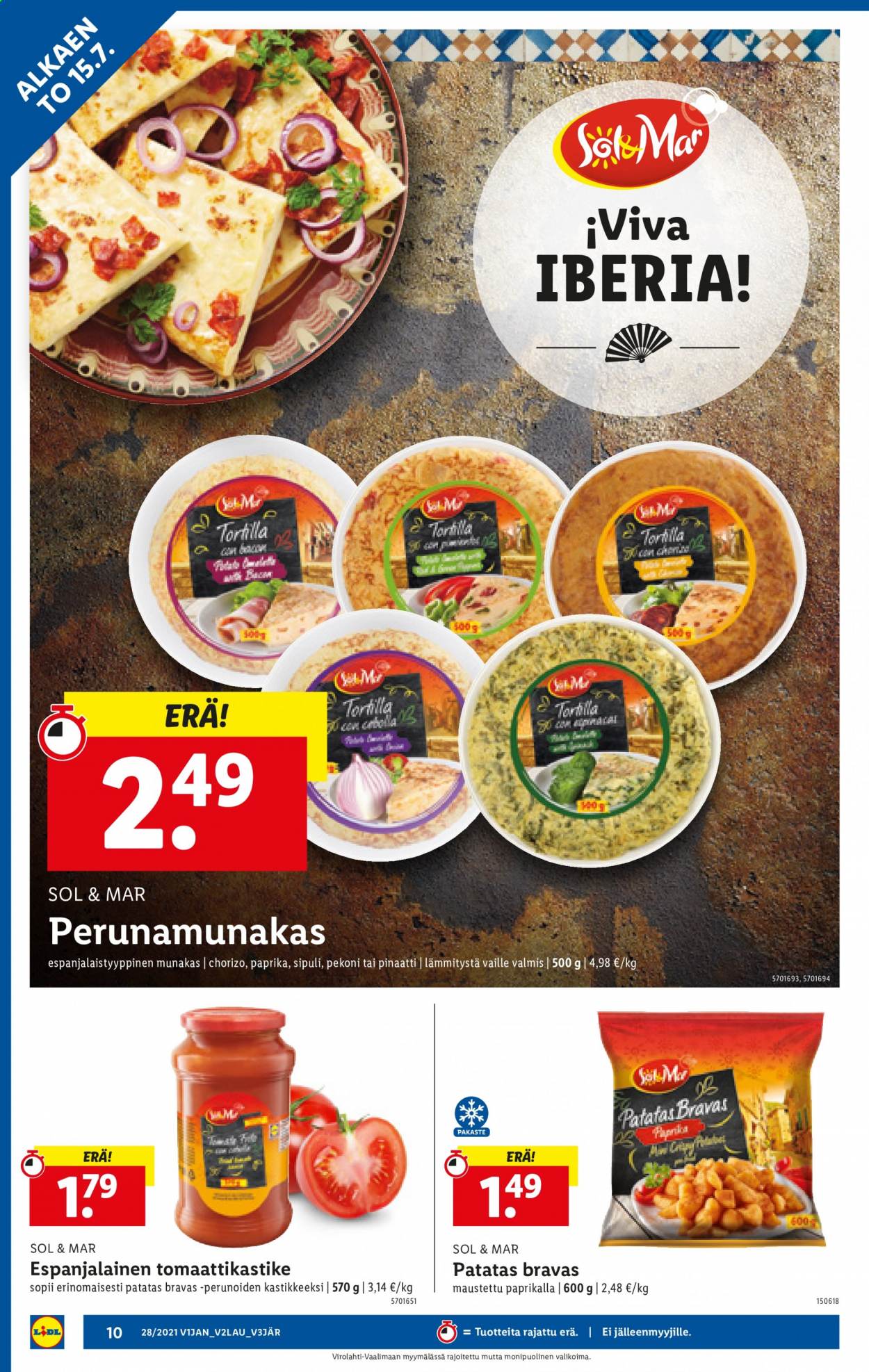 Lidl tarjoukset - 15.07.2021 - 21.07.2021. Sivu 10