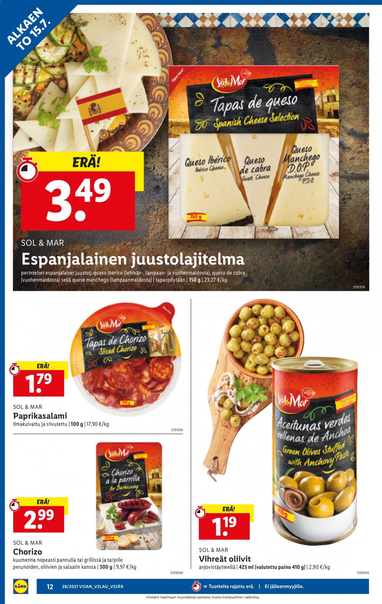Lidl tarjoukset - 15.07.2021 - 21.07.2021. Sivu 12