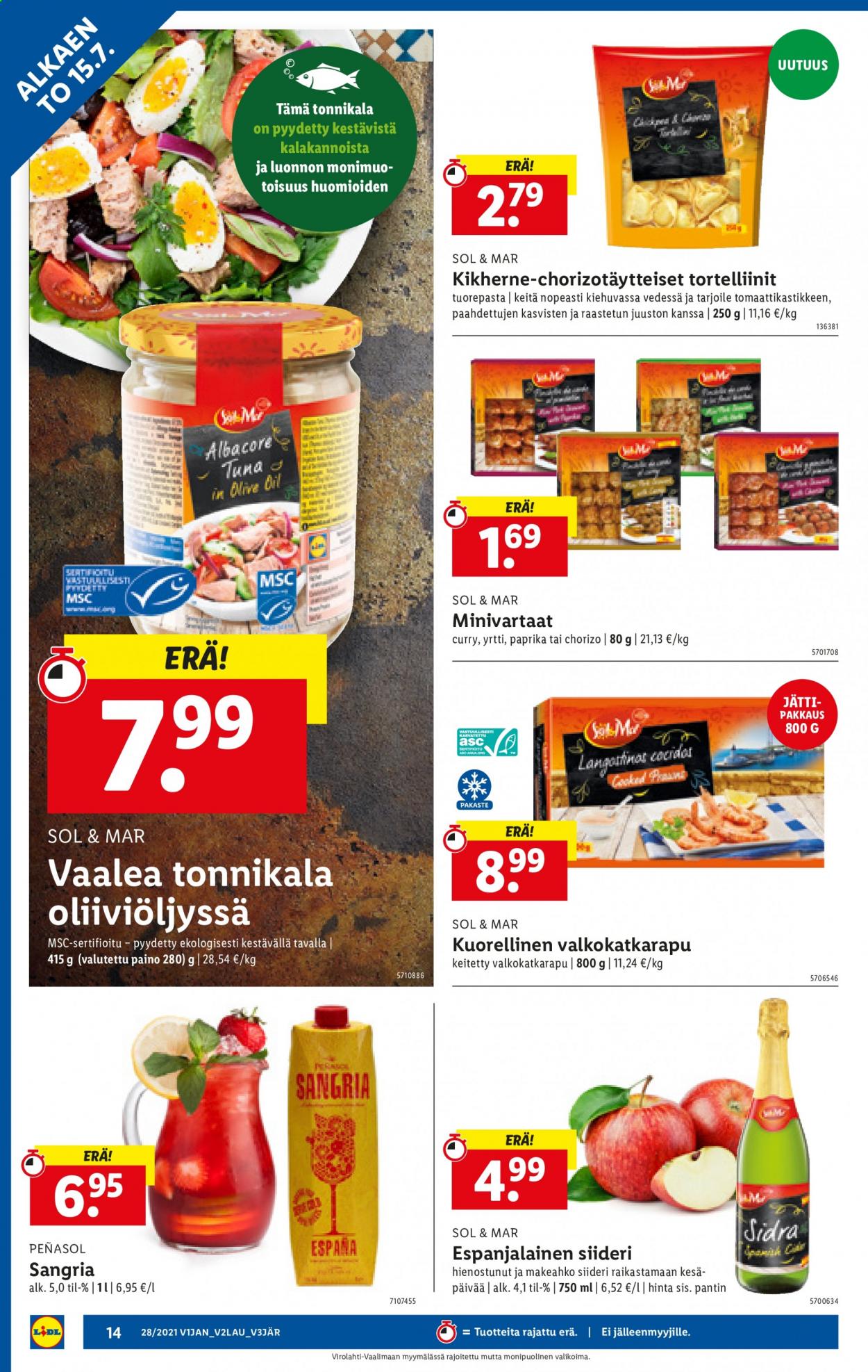 Lidl tarjoukset - 15.07.2021 - 21.07.2021. Sivu 14