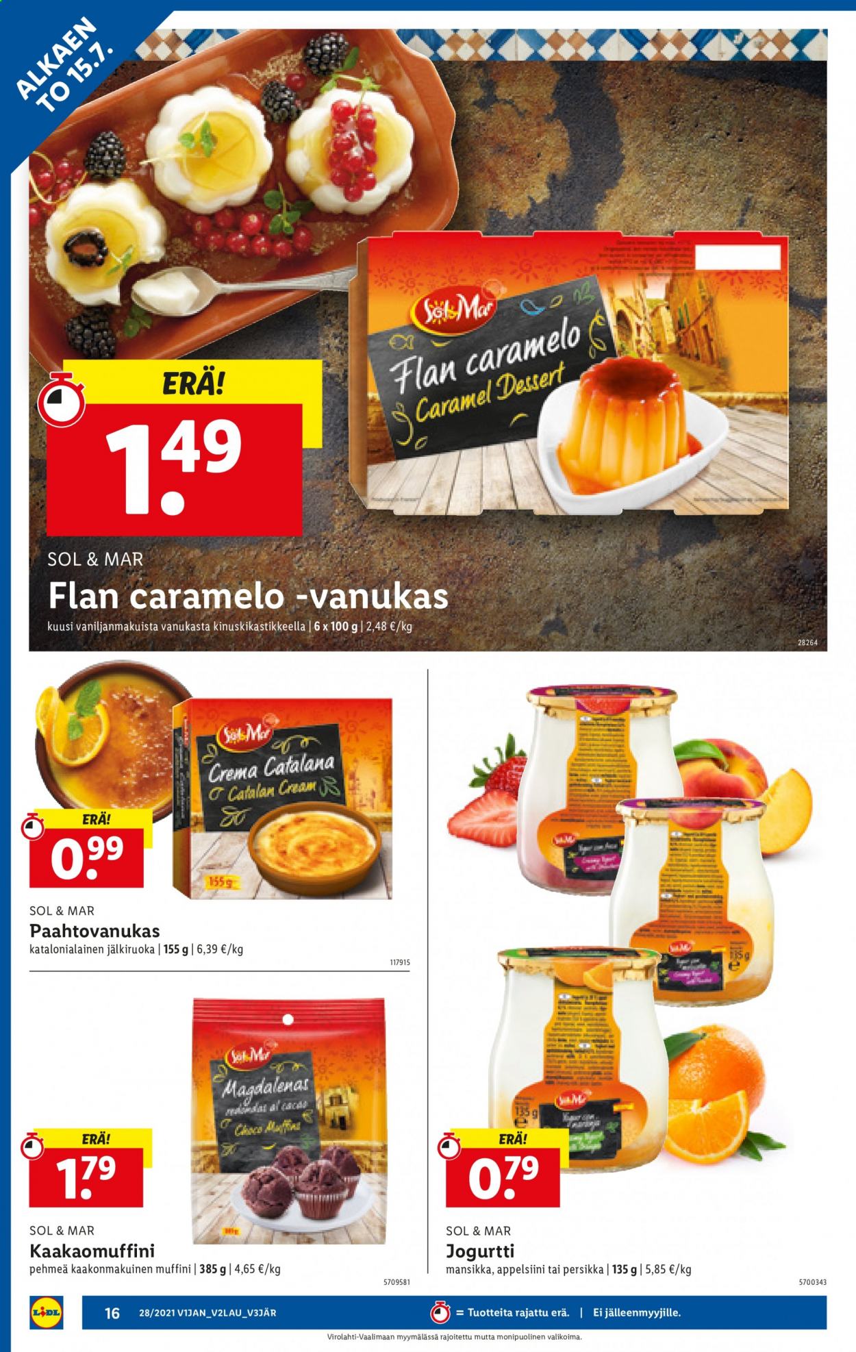 Lidl tarjoukset - 15.07.2021 - 21.07.2021. Sivu 16