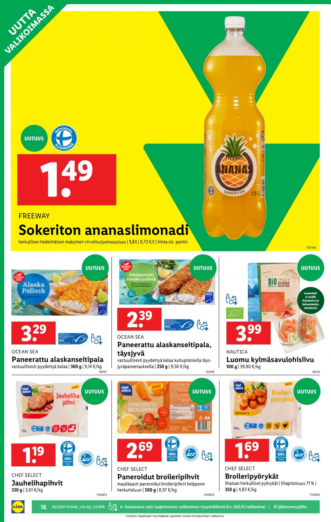 Lidl tarjoukset - 15.07.2021 - 21.07.2021. Sivu 18