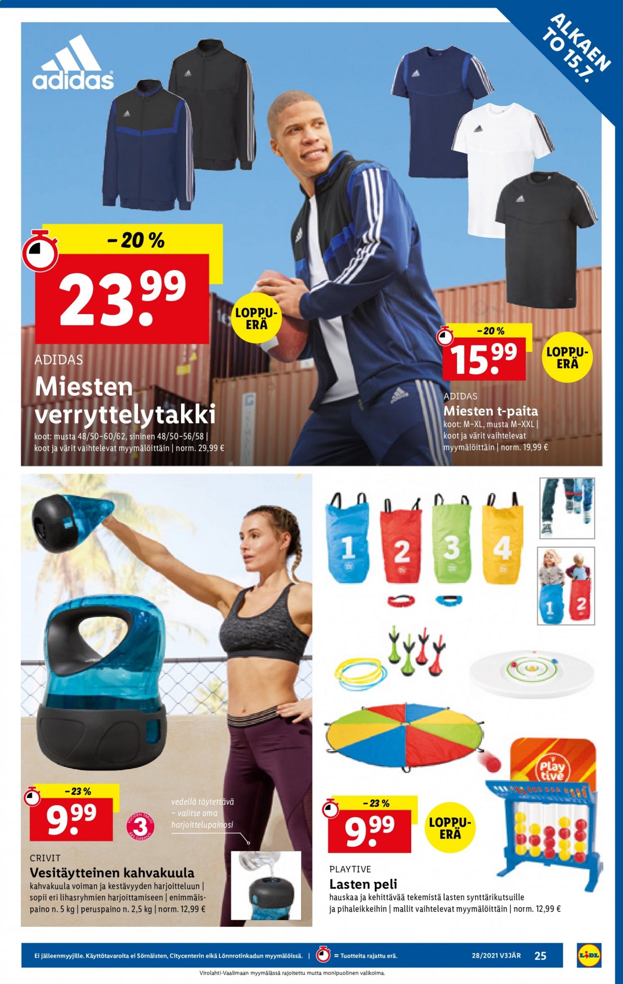 Lidl tarjoukset - 15.07.2021 - 21.07.2021. Sivu 25