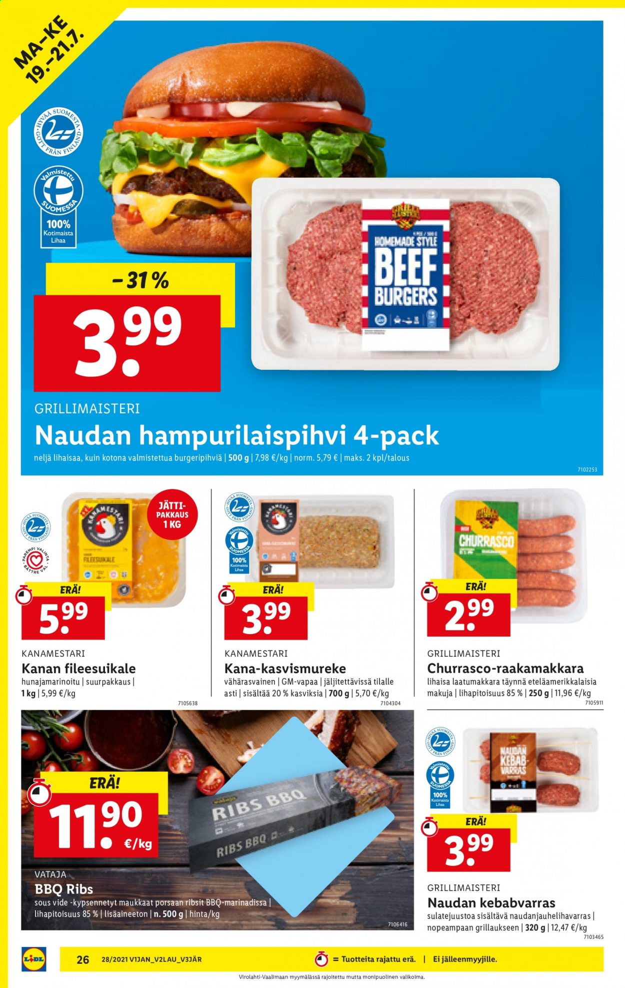 Lidl tarjoukset - 15.07.2021 - 21.07.2021. Sivu 26