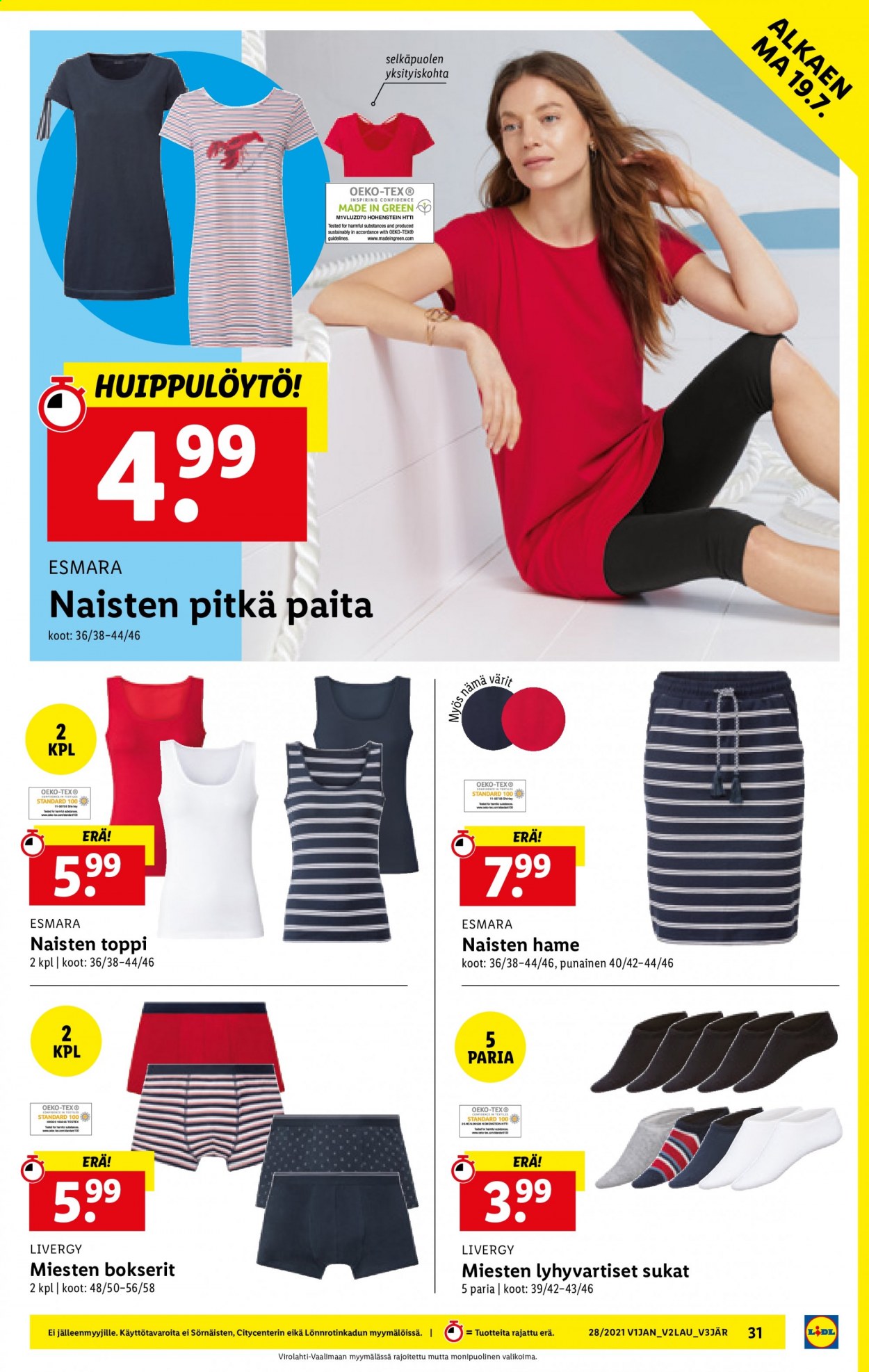 Lidl tarjoukset - 15.07.2021 - 21.07.2021. Sivu 31