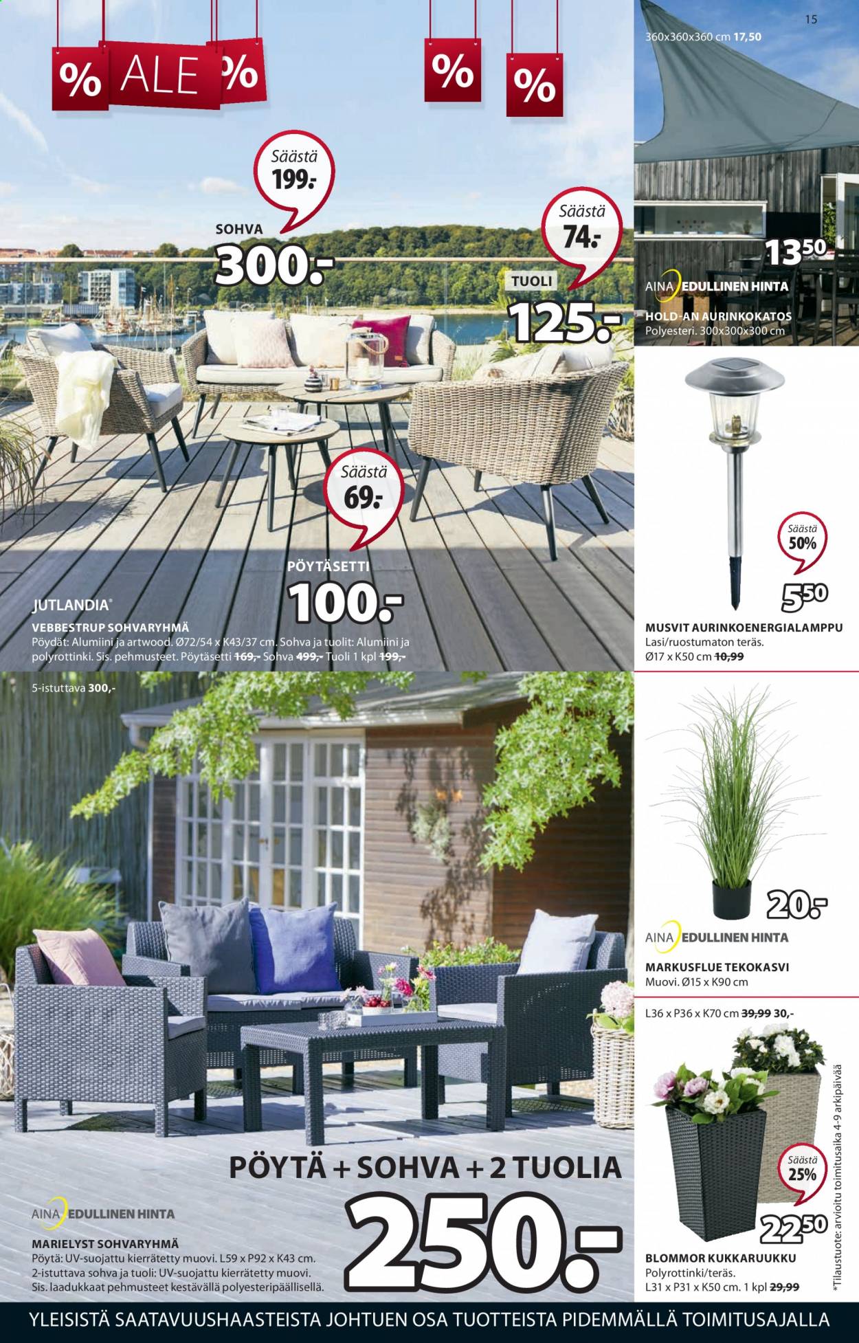 JYSK tarjoukset - 12.07.2021 - 18.07.2021. Sivu 15