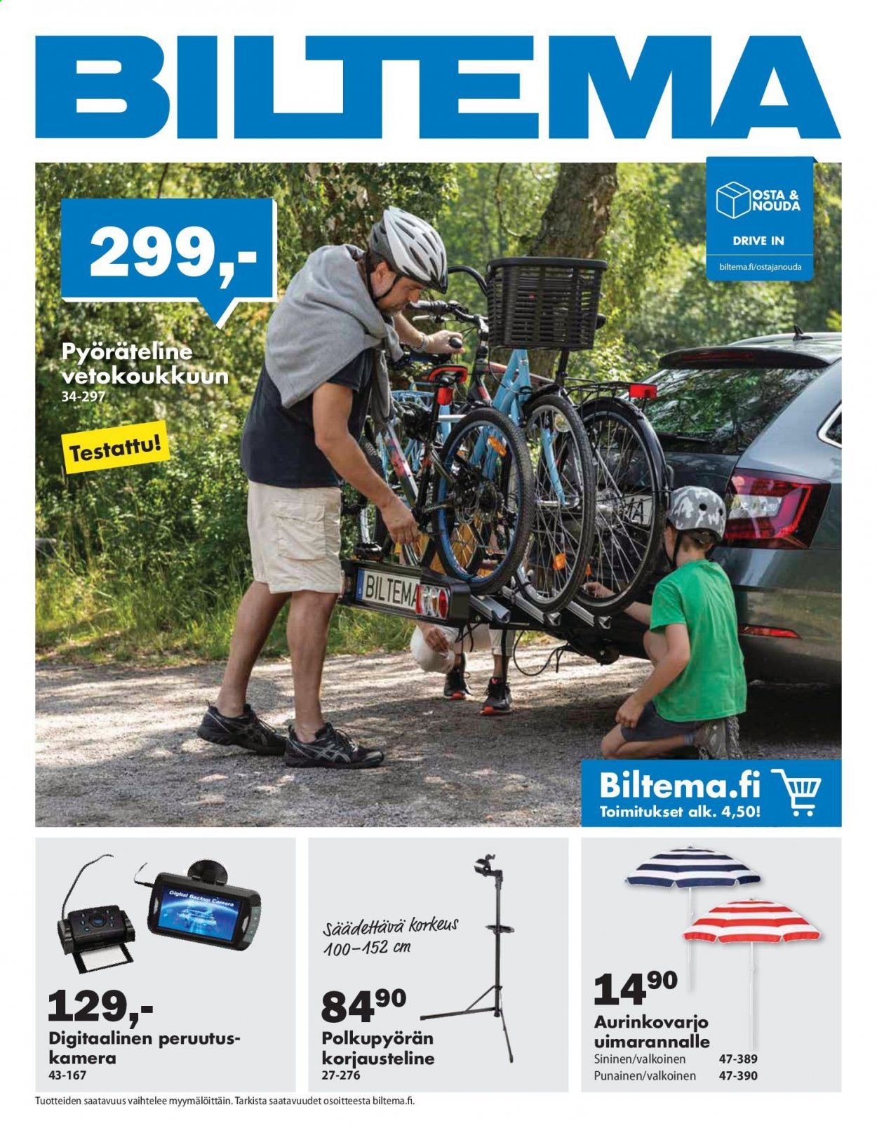 Biltema tarjoukset - 14.07.2021 - 18.07.2021. Sivu 1