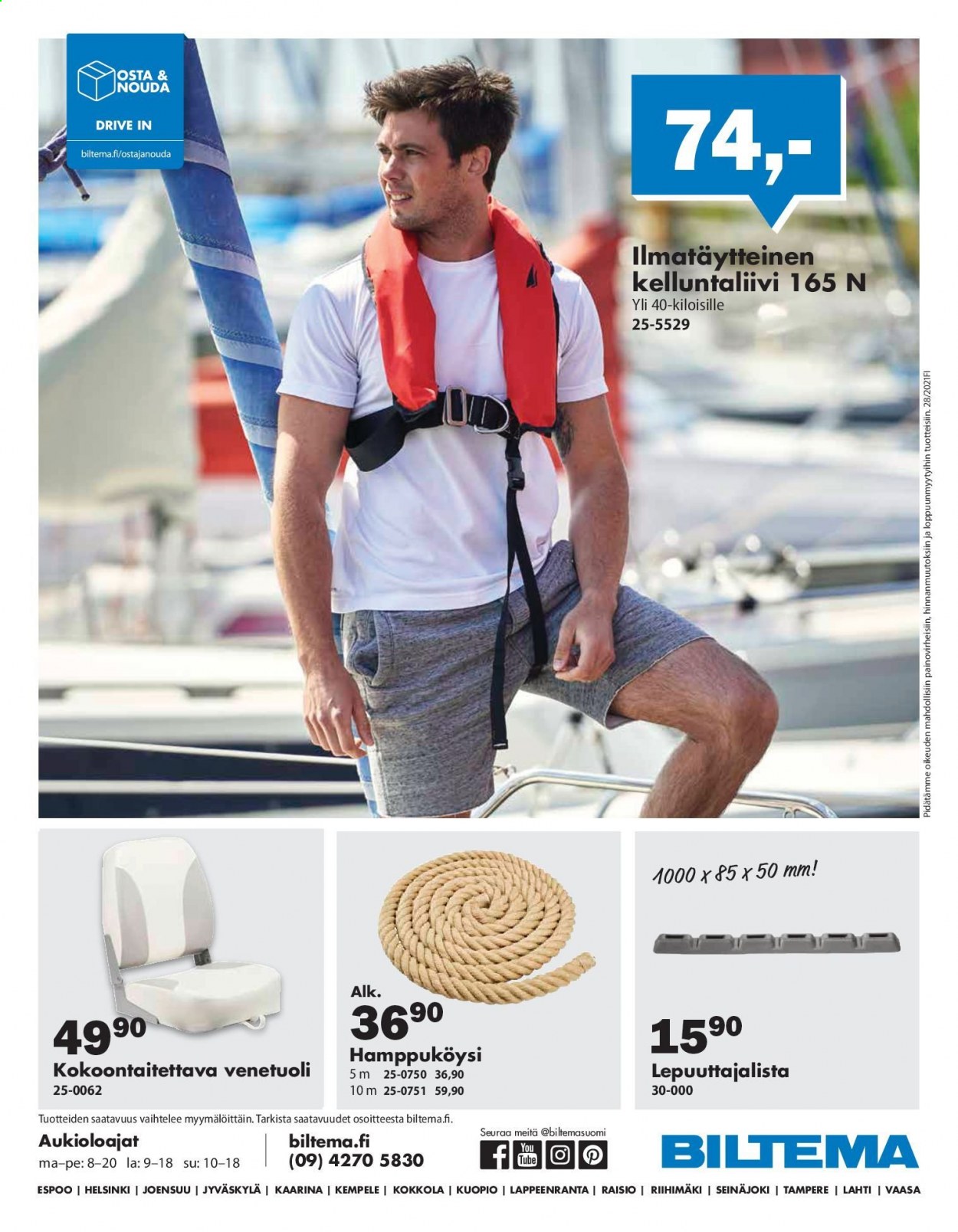 Biltema tarjoukset - 14.07.2021 - 18.07.2021. Sivu 8