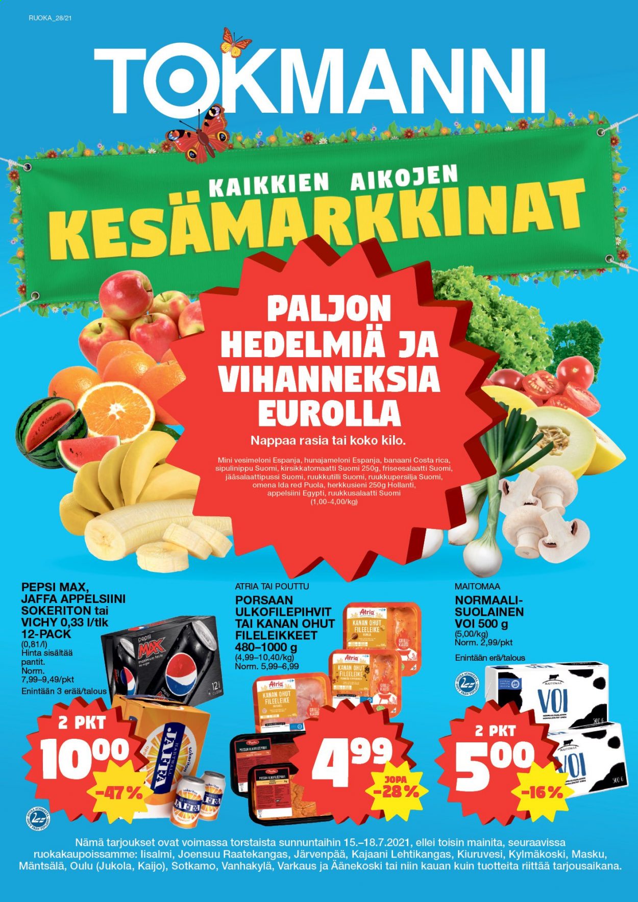 Tokmanni tarjoukset - 15.07.2021 - 18.07.2021. Sivu 1