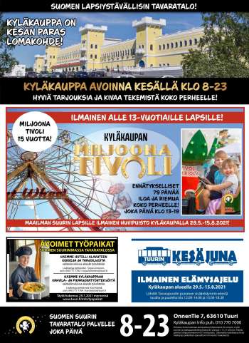 Tuuri tarjoukset  - 15.07.2021 - 21.07.2021.