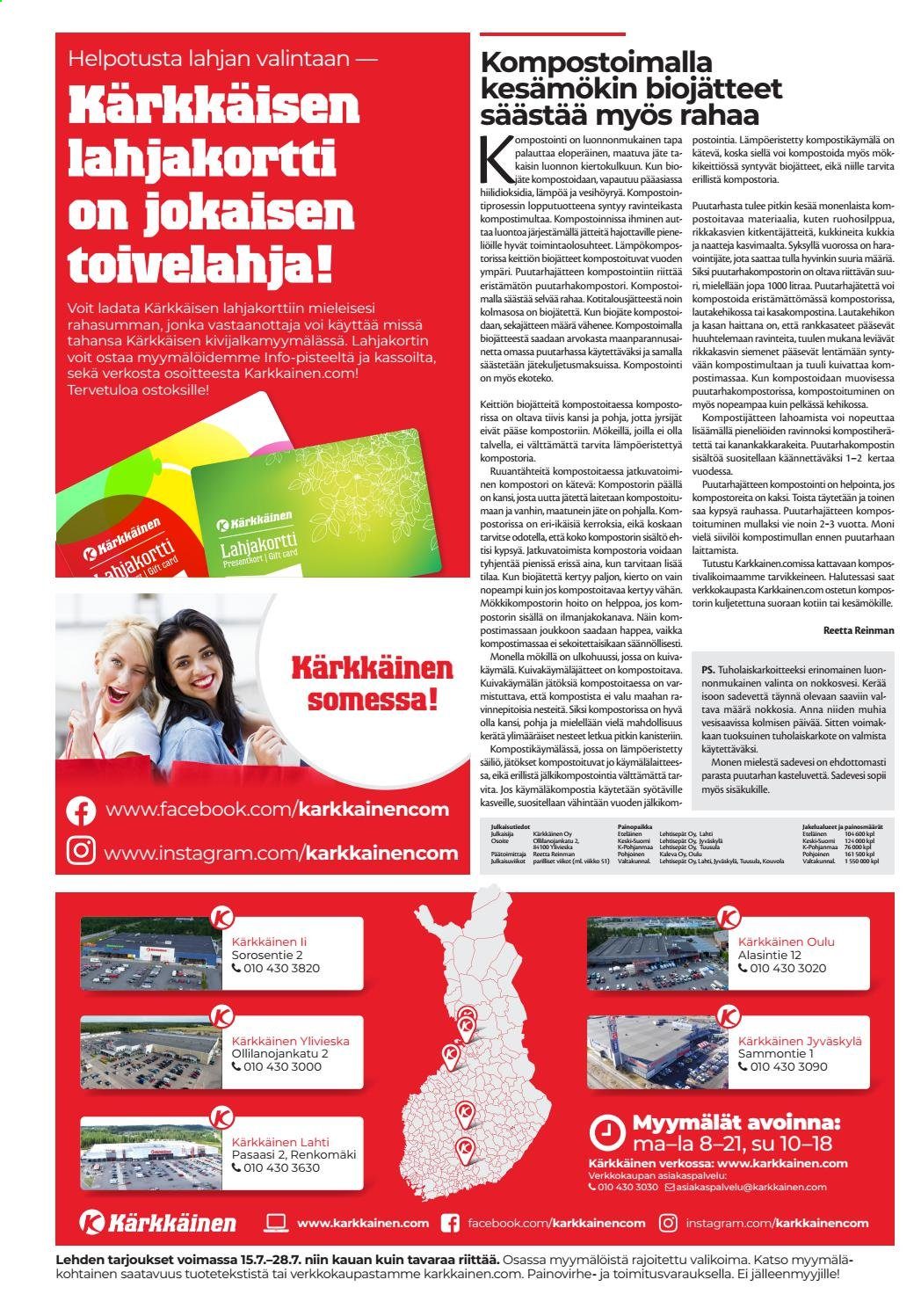 Kärkkäinen tarjoukset - 15.07.2021 - 28.07.2021. Sivu 2