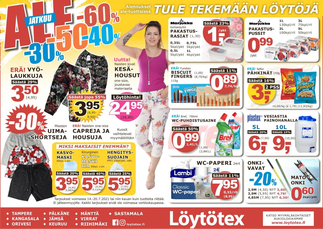 Löytötex tarjoukset - 14.07.2021 - 20.07.2021. Sivu 1
