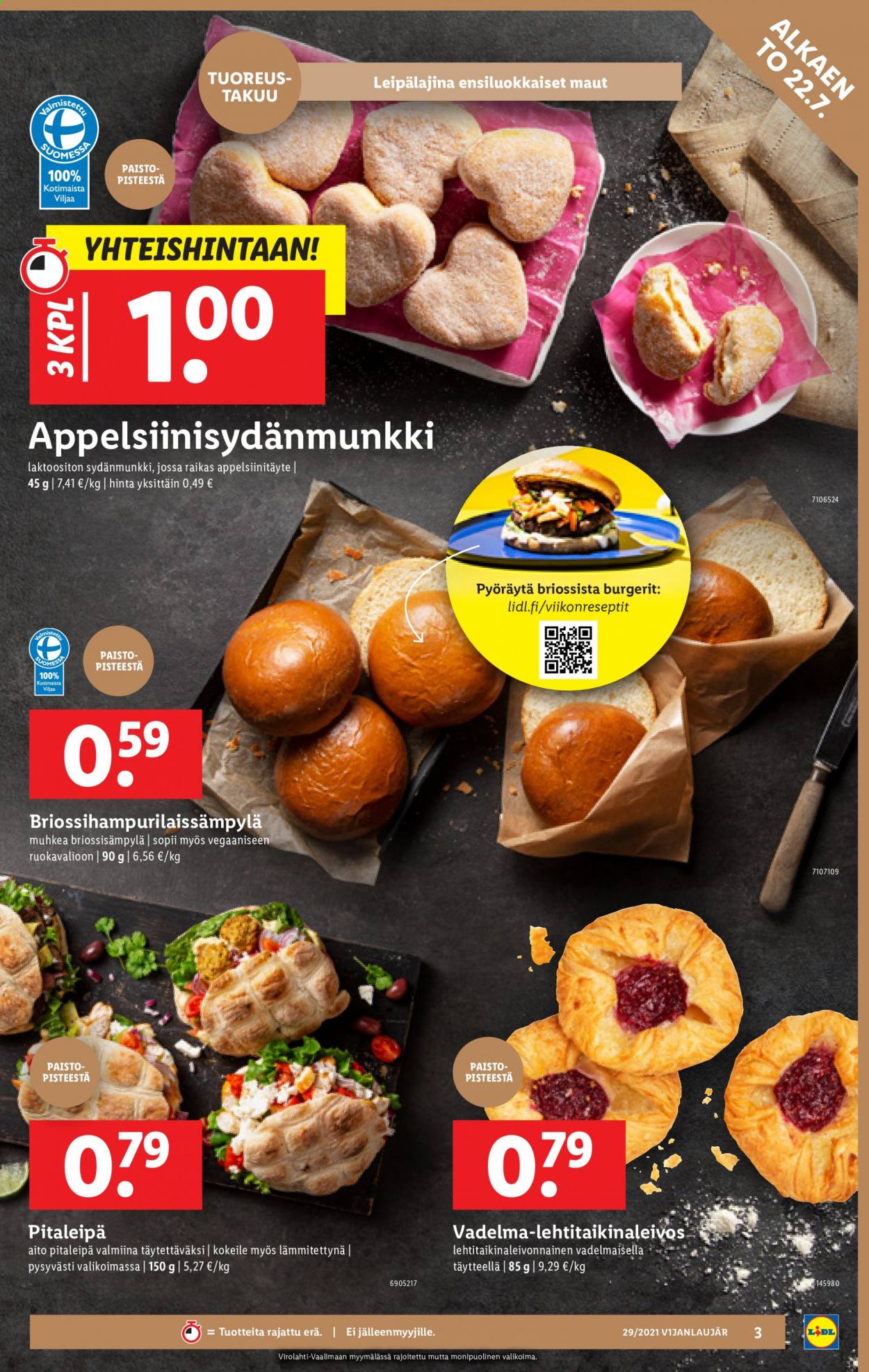 Lidl tarjoukset - 22.07.2021 - 28.07.2021. Sivu 3