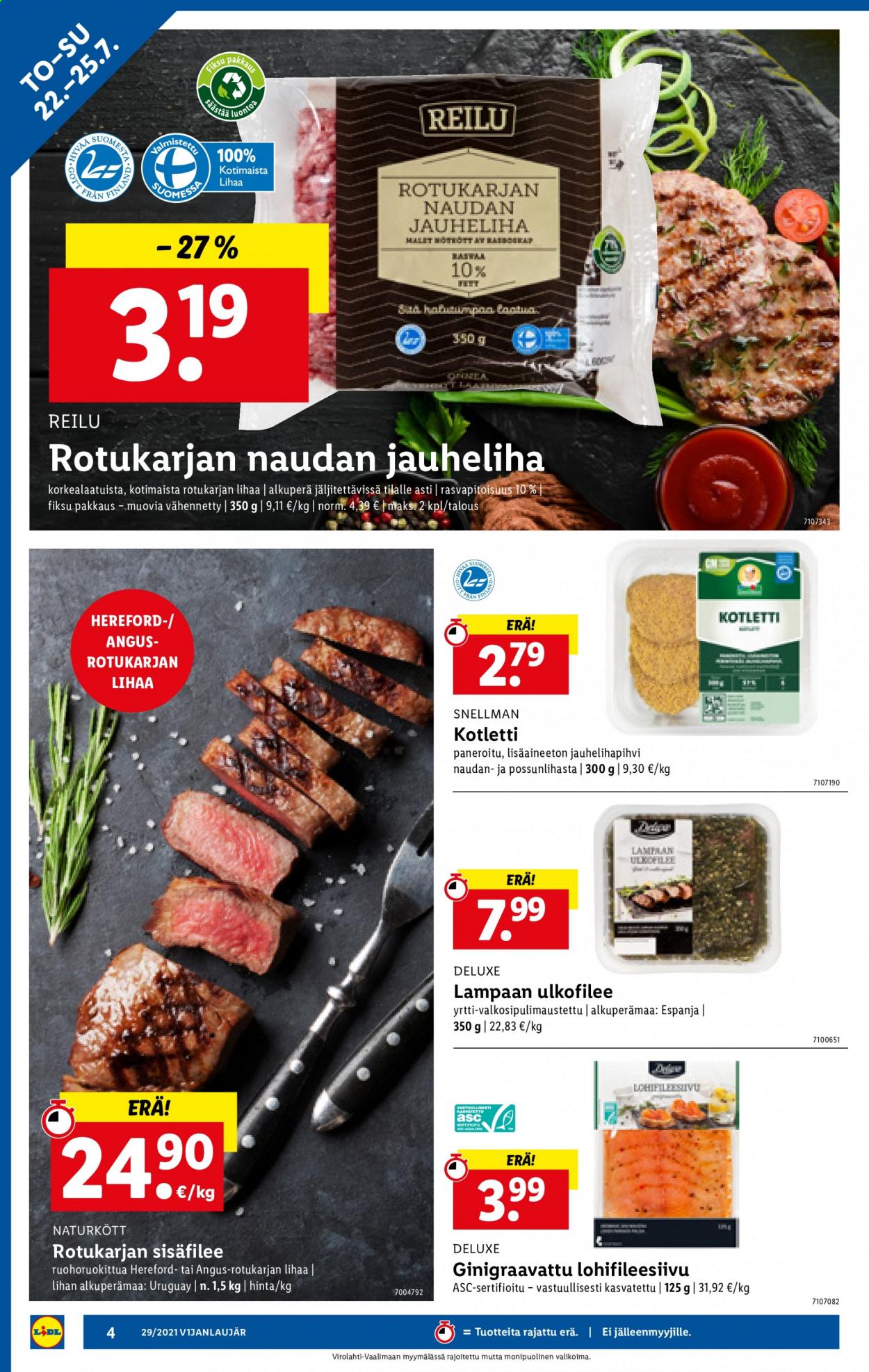 Lidl tarjoukset - 22.07.2021 - 28.07.2021. Sivu 4