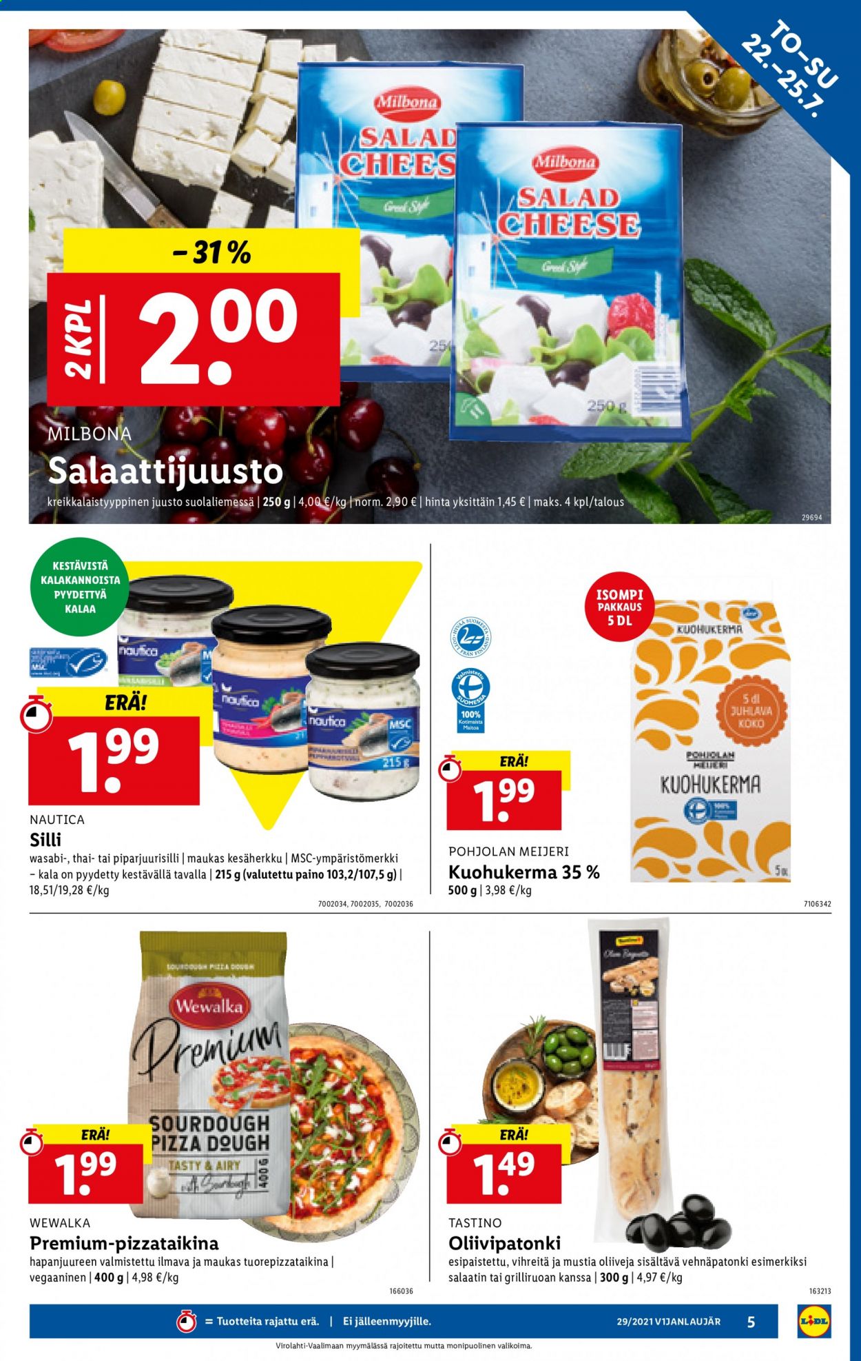 Lidl tarjoukset - 22.07.2021 - 28.07.2021. Sivu 5
