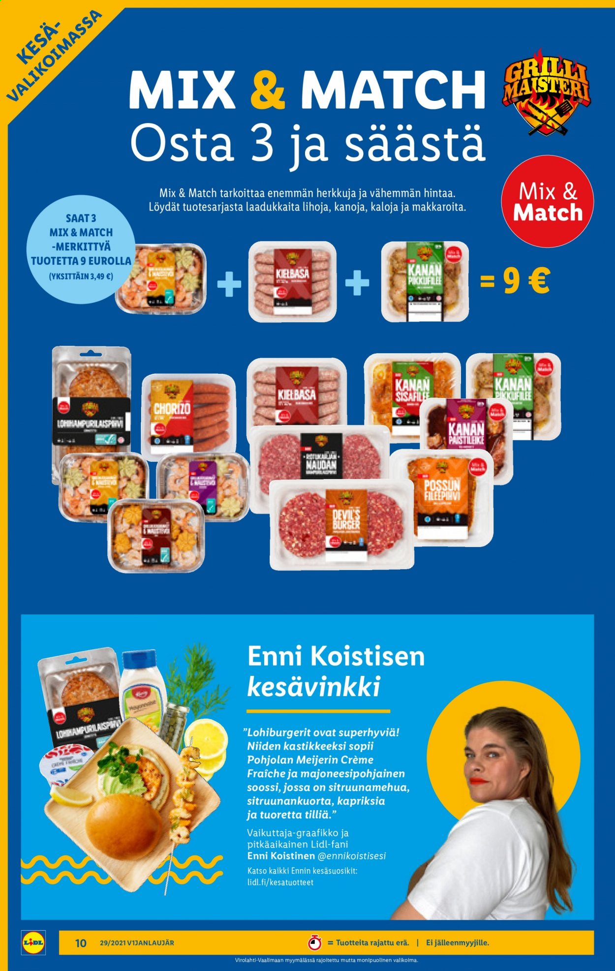 Lidl tarjoukset - 22.07.2021 - 28.07.2021. Sivu 10