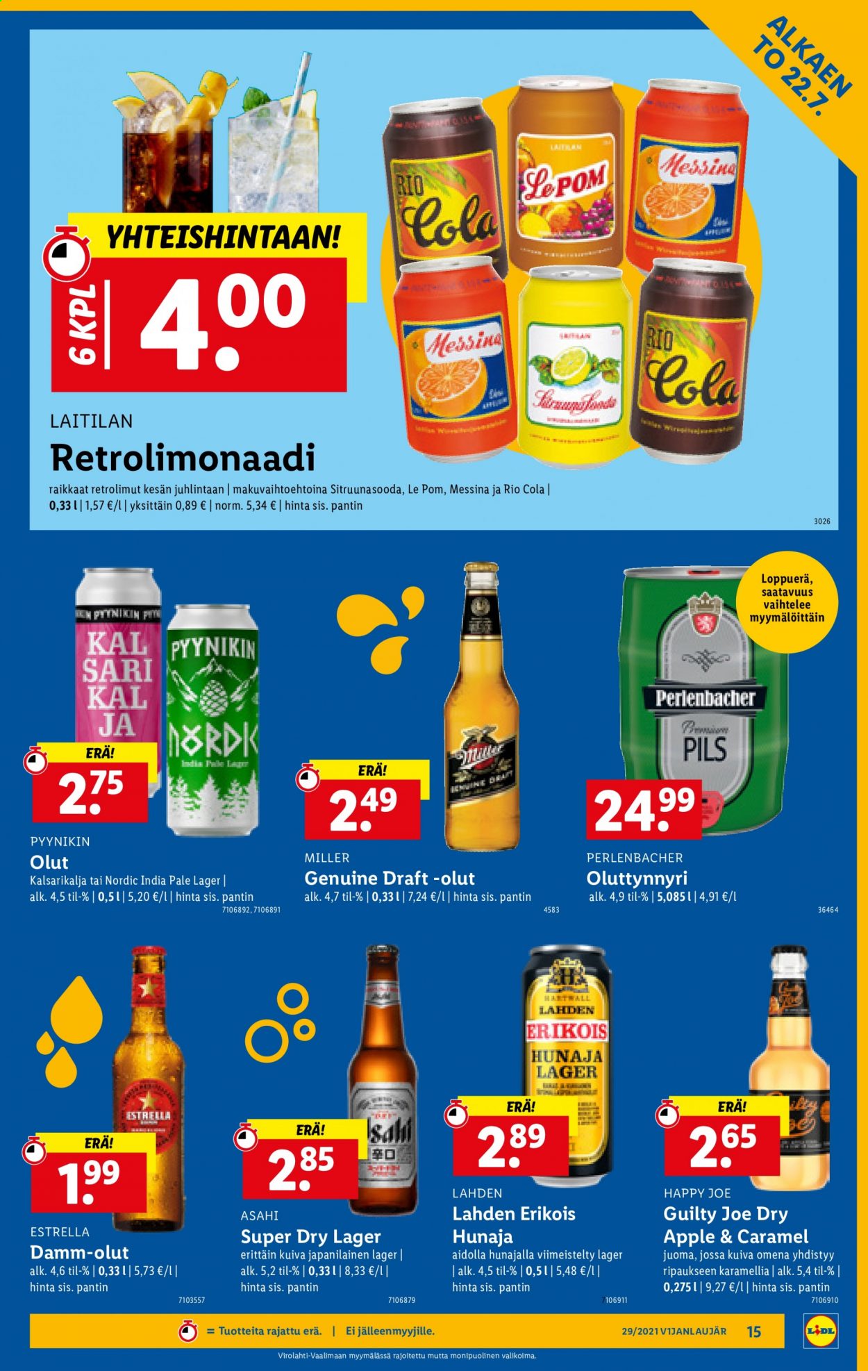 Lidl tarjoukset - 22.07.2021 - 28.07.2021. Sivu 15