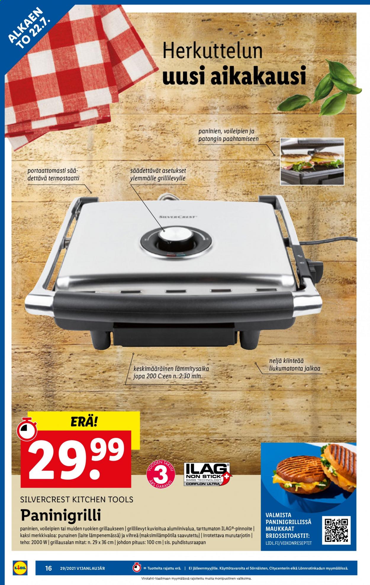 Lidl tarjoukset - 22.07.2021 - 28.07.2021. Sivu 16