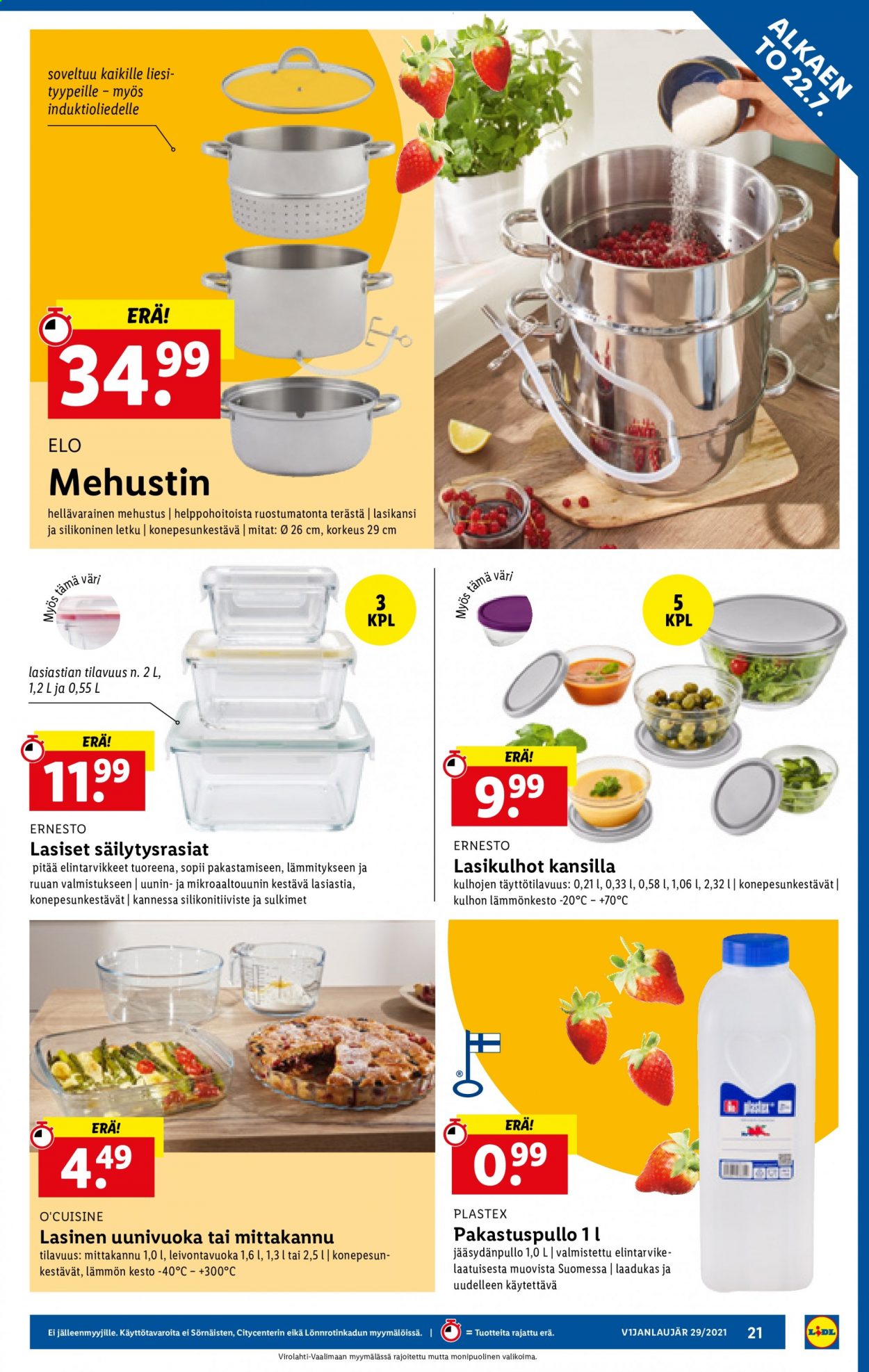 Lidl tarjoukset - 22.07.2021 - 28.07.2021. Sivu 21