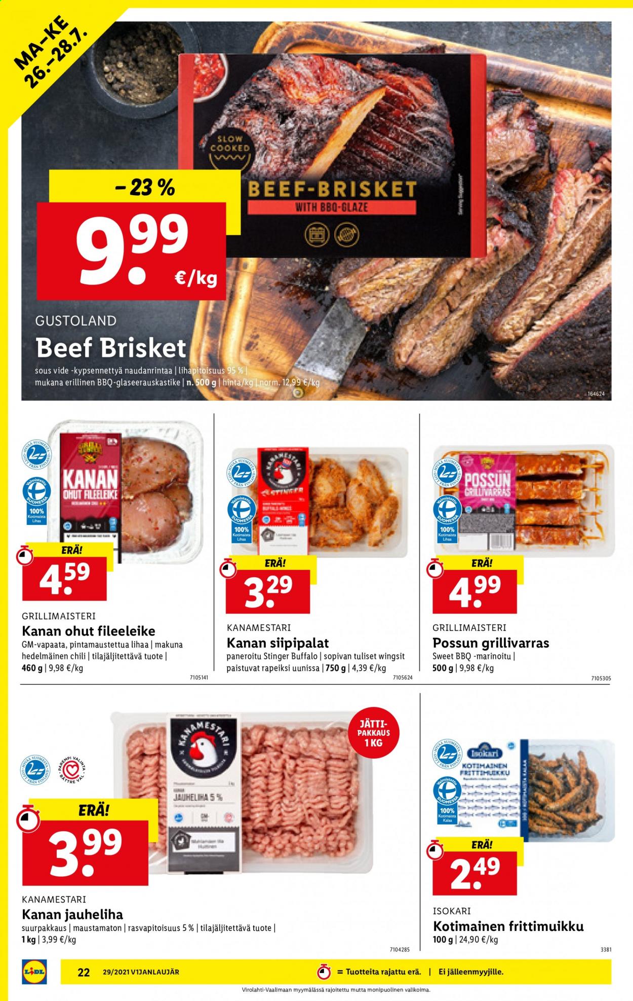 Lidl tarjoukset - 22.07.2021 - 28.07.2021. Sivu 22