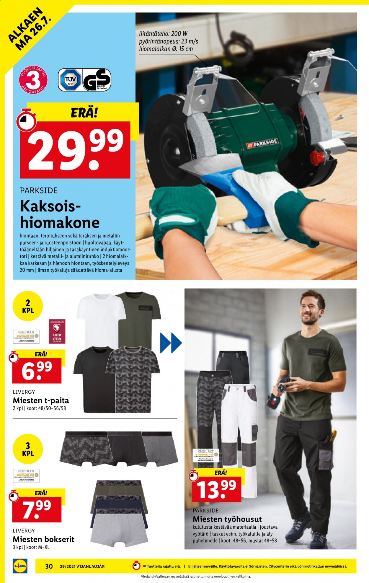 Lidl tarjoukset - 22.07.2021 - 28.07.2021. Sivu 30