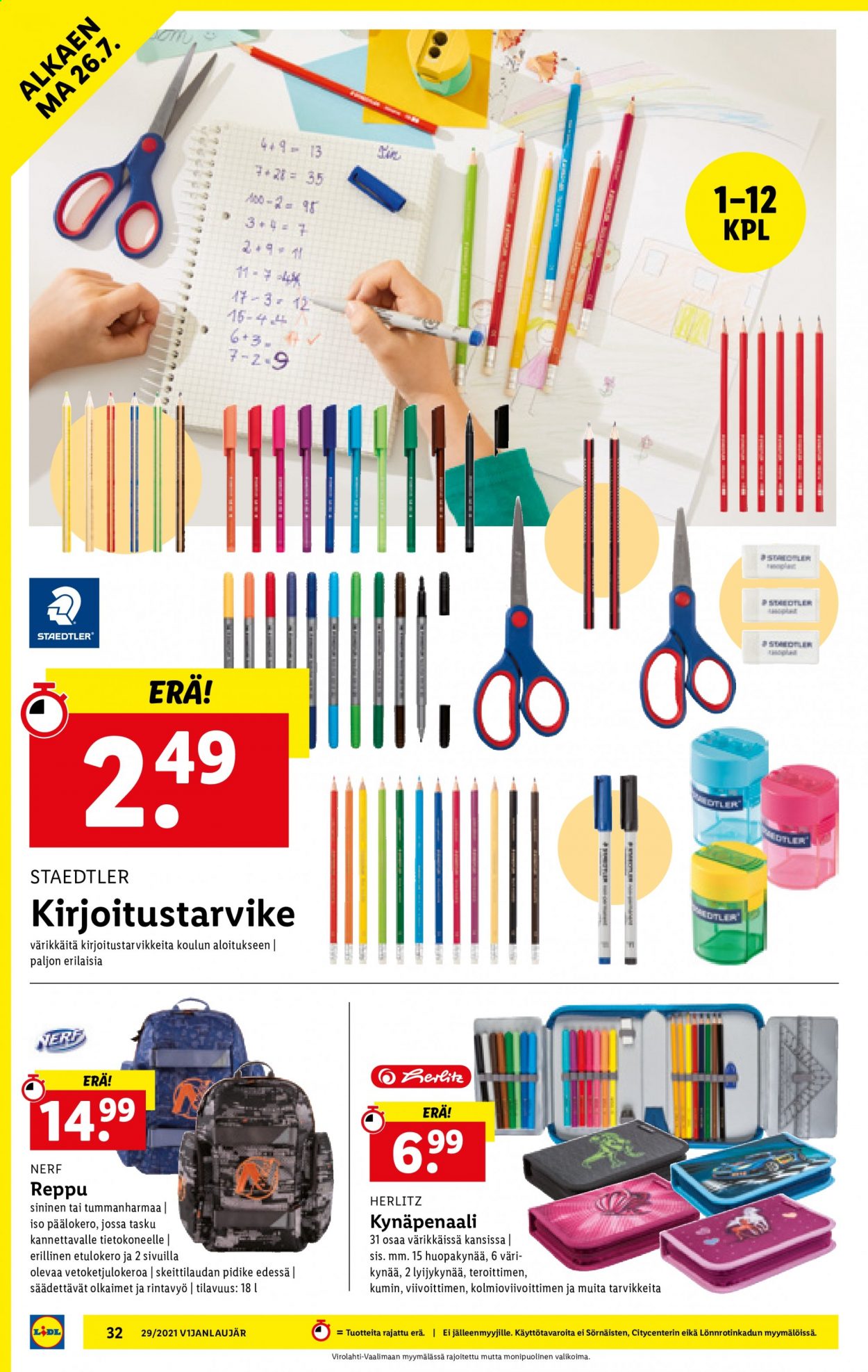 Lidl tarjoukset - 22.07.2021 - 28.07.2021. Sivu 32