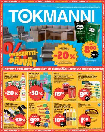 Tokmanni tarjoukset  - 19.07.2021 - 25.07.2021.