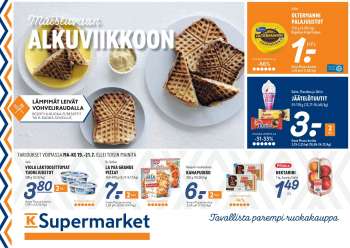 K-Supermarket tarjoukset  - 19.07.2021 - 21.07.2021.