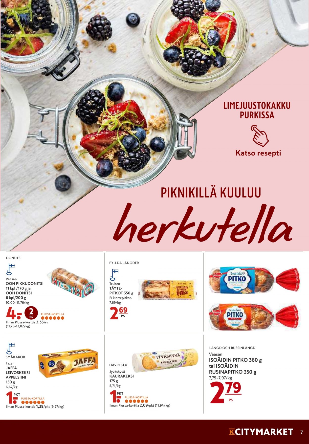 K-citymarket tarjoukset - 22.07.2021 - 25.07.2021. Sivu 7