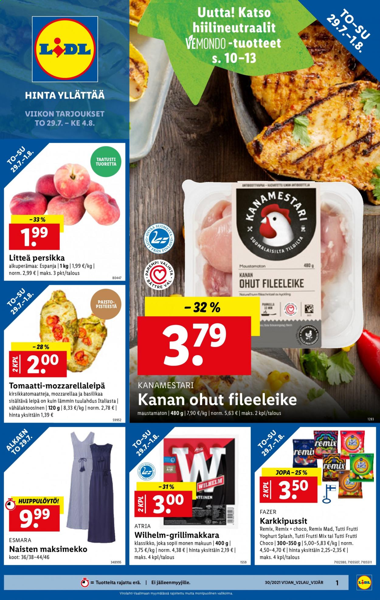 Lidl tarjoukset - 29.07.2021 - 04.08.2021. Sivu 1