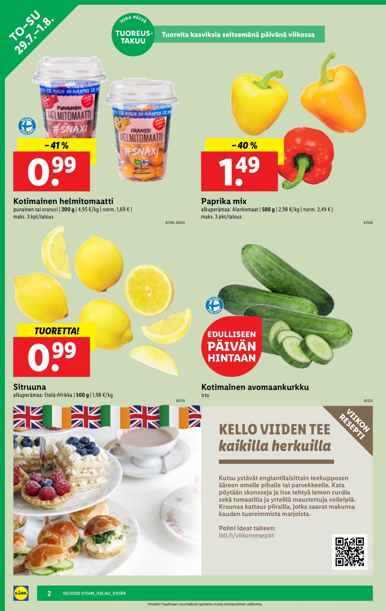 Lidl tarjoukset - 29.07.2021 - 04.08.2021. Sivu 2