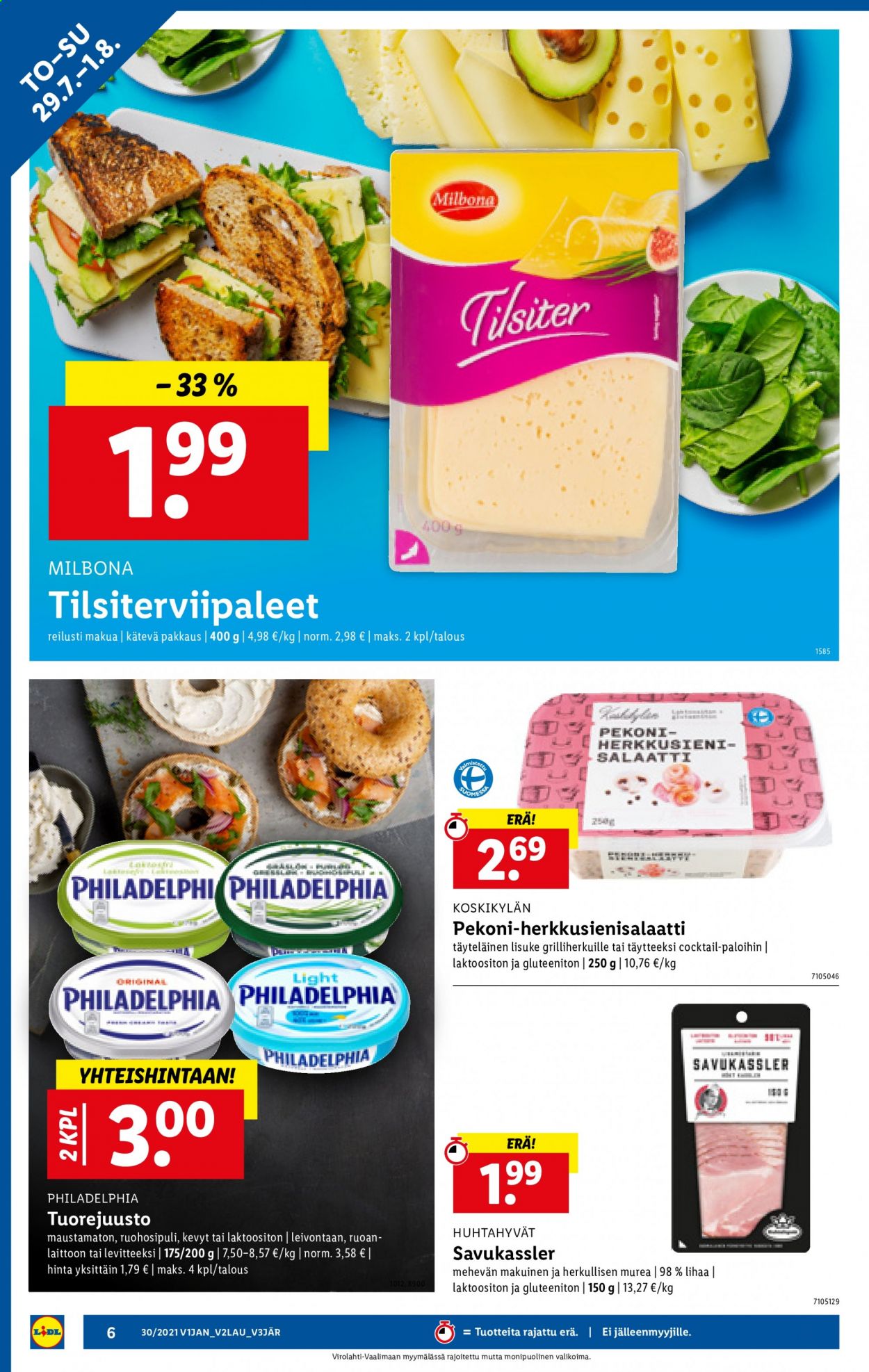 Lidl tarjoukset - 29.07.2021 - 04.08.2021. Sivu 6