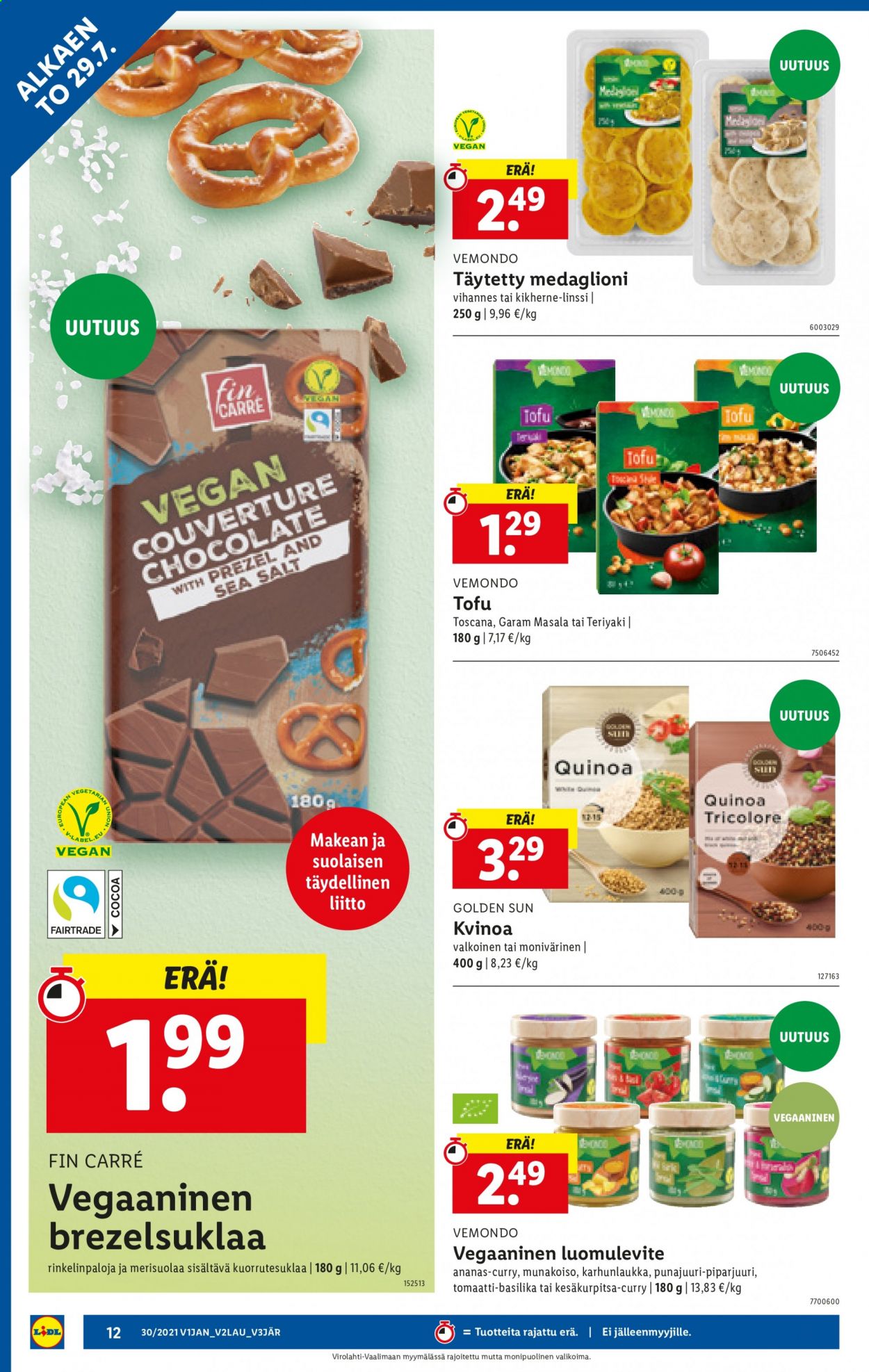 Lidl tarjoukset - 29.07.2021 - 04.08.2021. Sivu 12