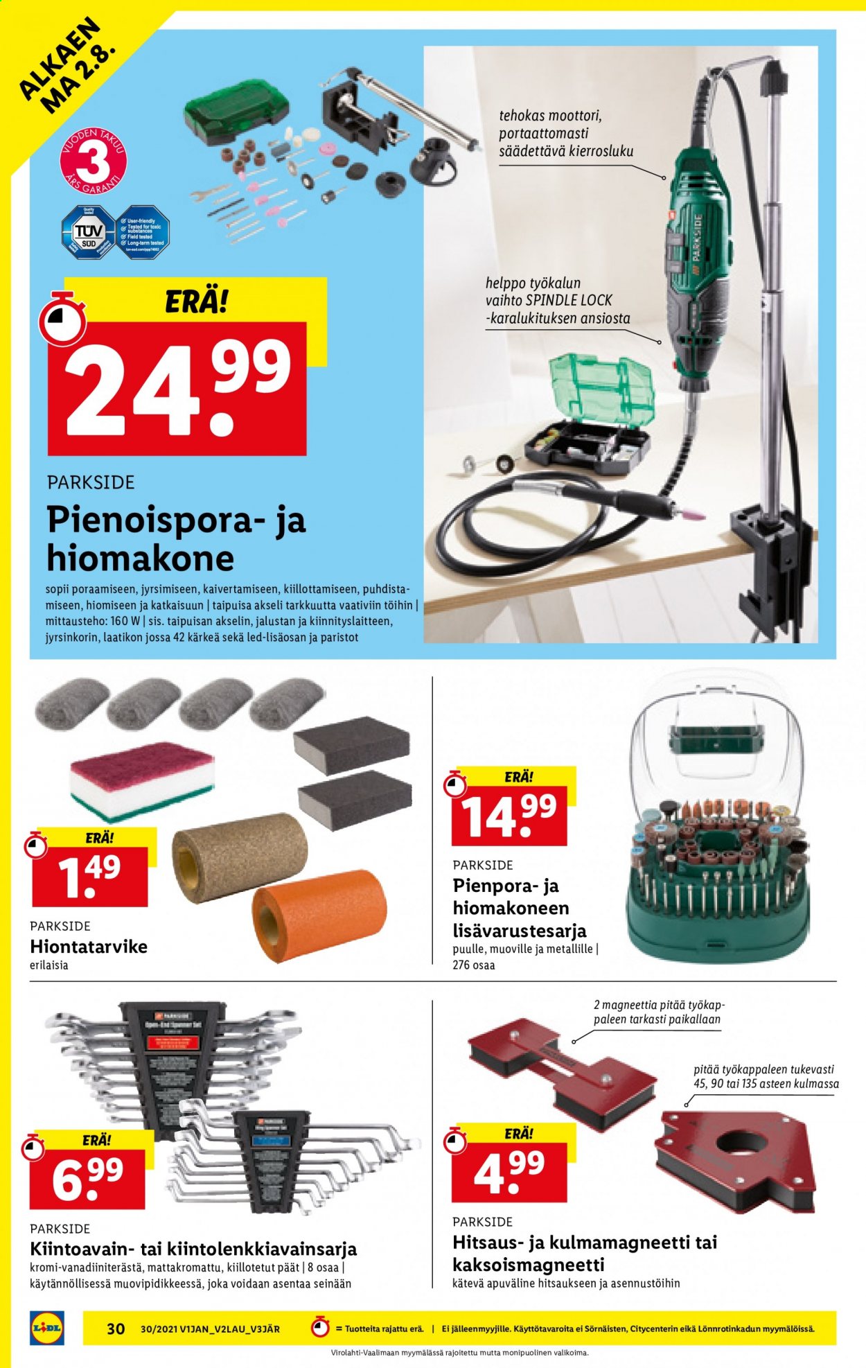 Lidl tarjoukset - 29.07.2021 - 04.08.2021. Sivu 30