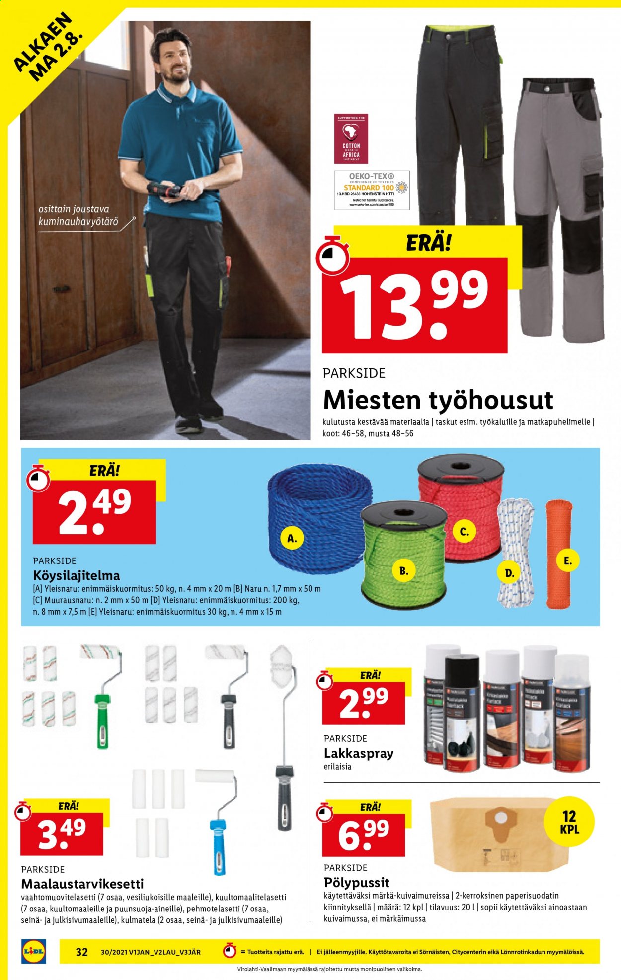 Lidl tarjoukset - 29.07.2021 - 04.08.2021. Sivu 32