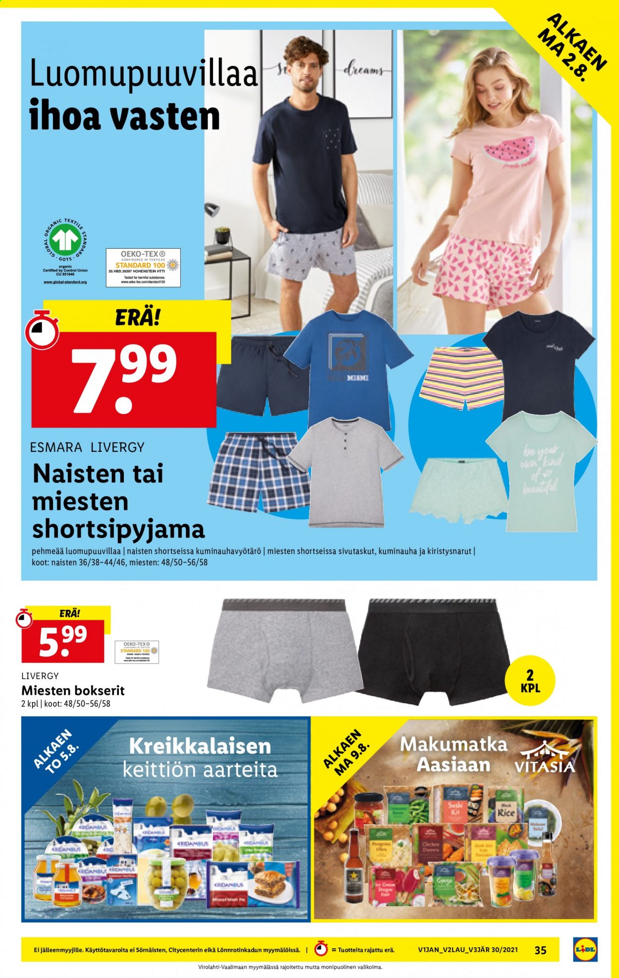 Lidl tarjoukset - 29.07.2021 - 04.08.2021. Sivu 35