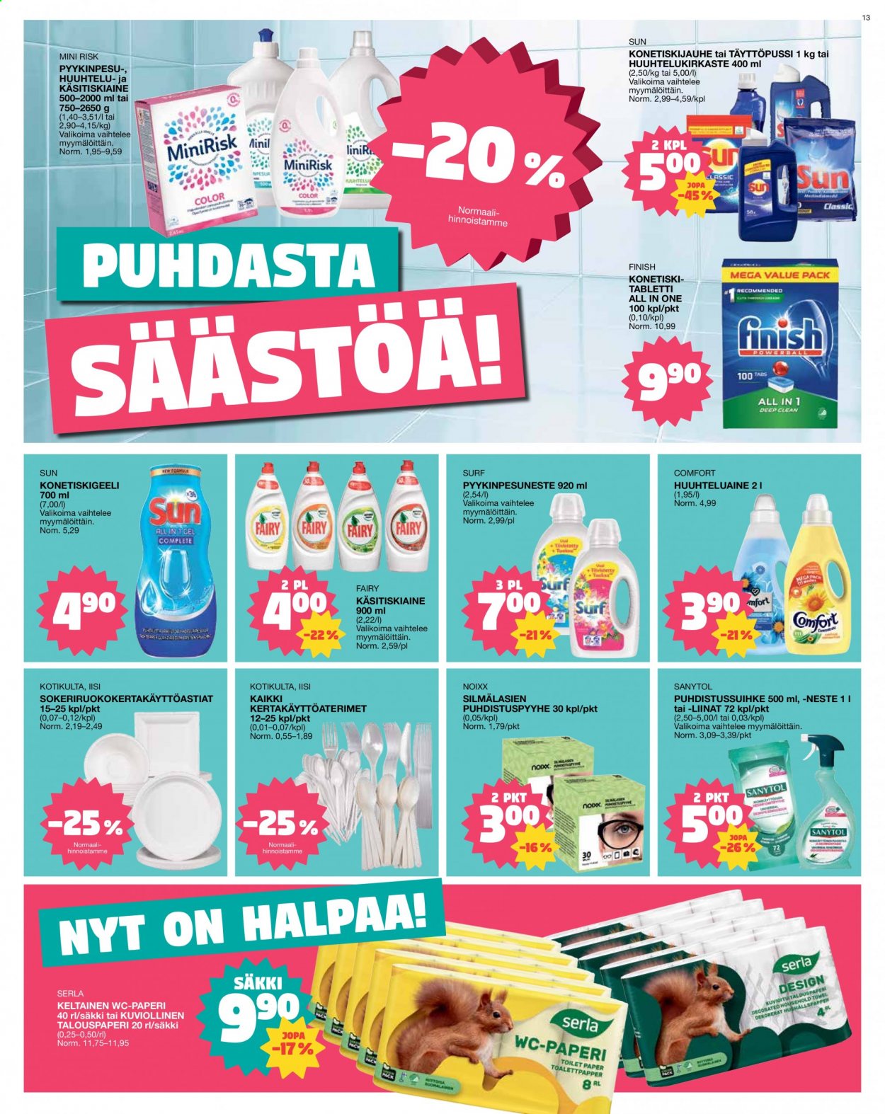 Tokmanni tarjoukset - 26.07.2021 - 01.08.2021. Sivu 13