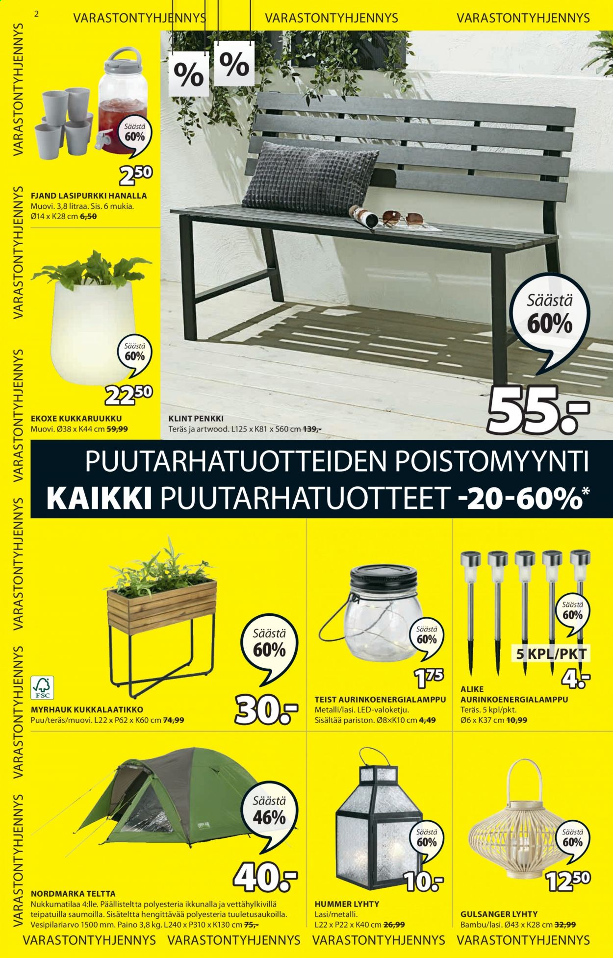 JYSK tarjoukset - 26.07.2021 - 08.08.2021. Sivu 2