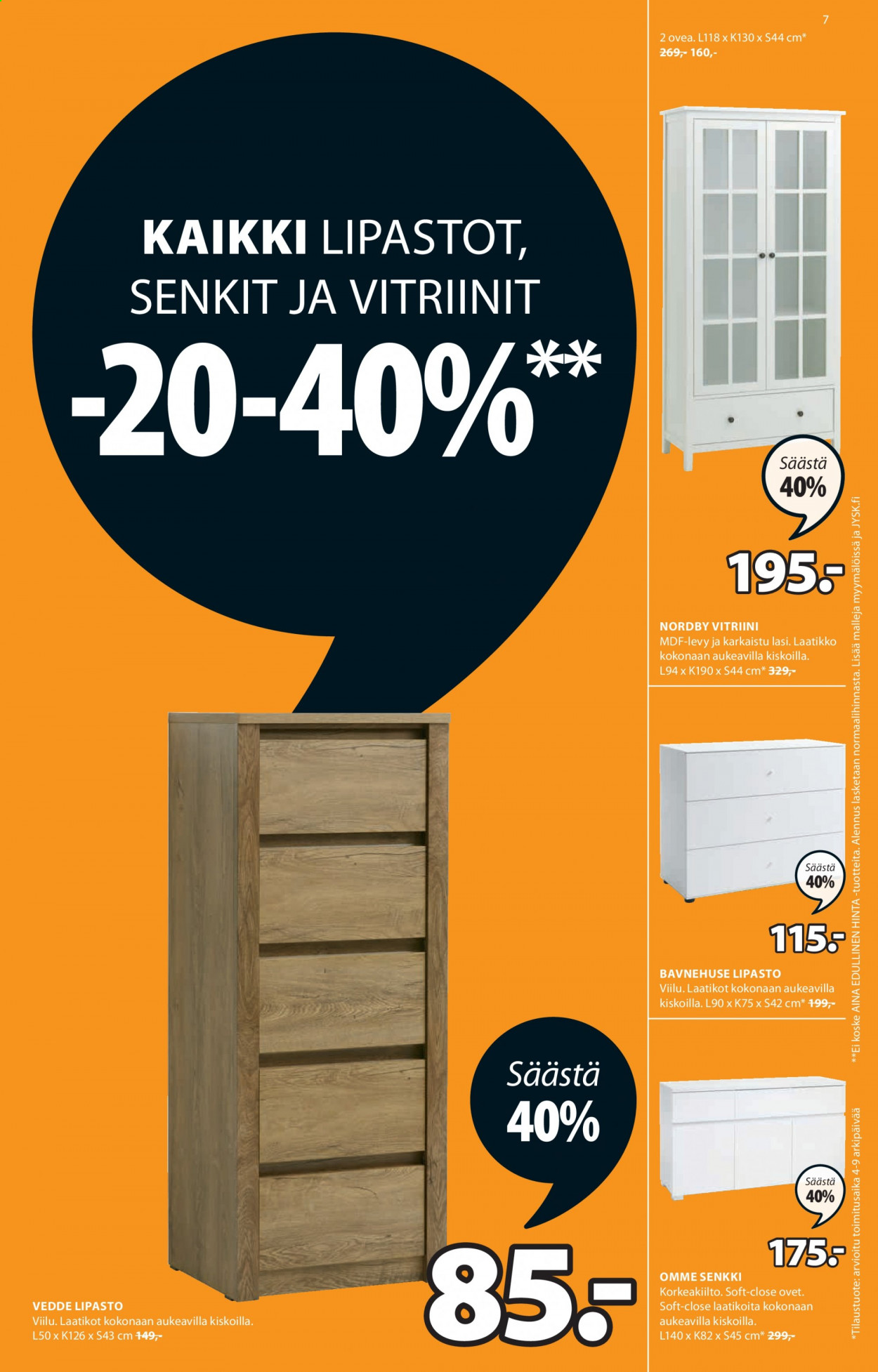 JYSK tarjoukset - 26.07.2021 - 08.08.2021. Sivu 7