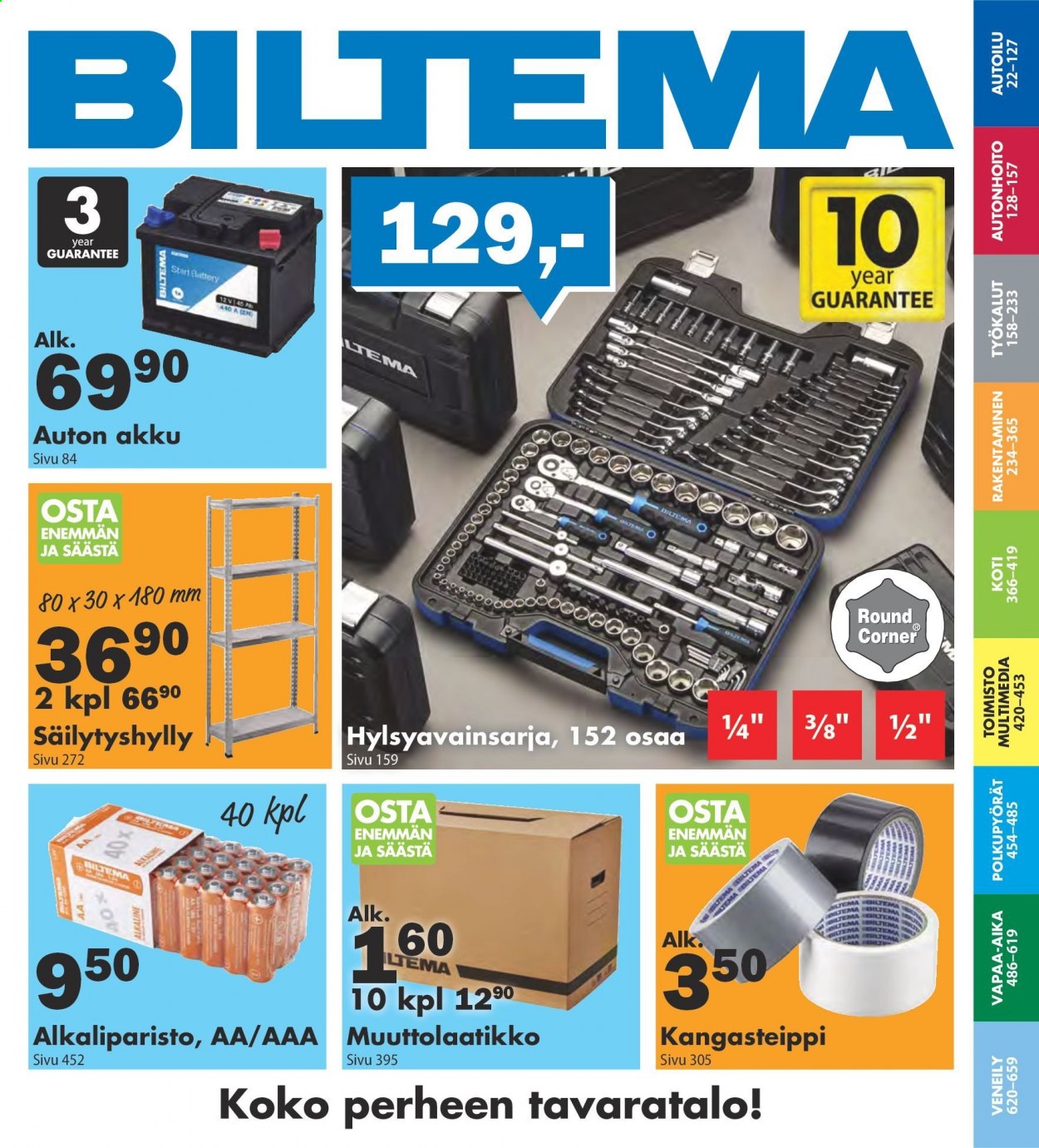 Biltema tarjoukset - 25.07.2021 - 20.02.2022. Sivu 1
