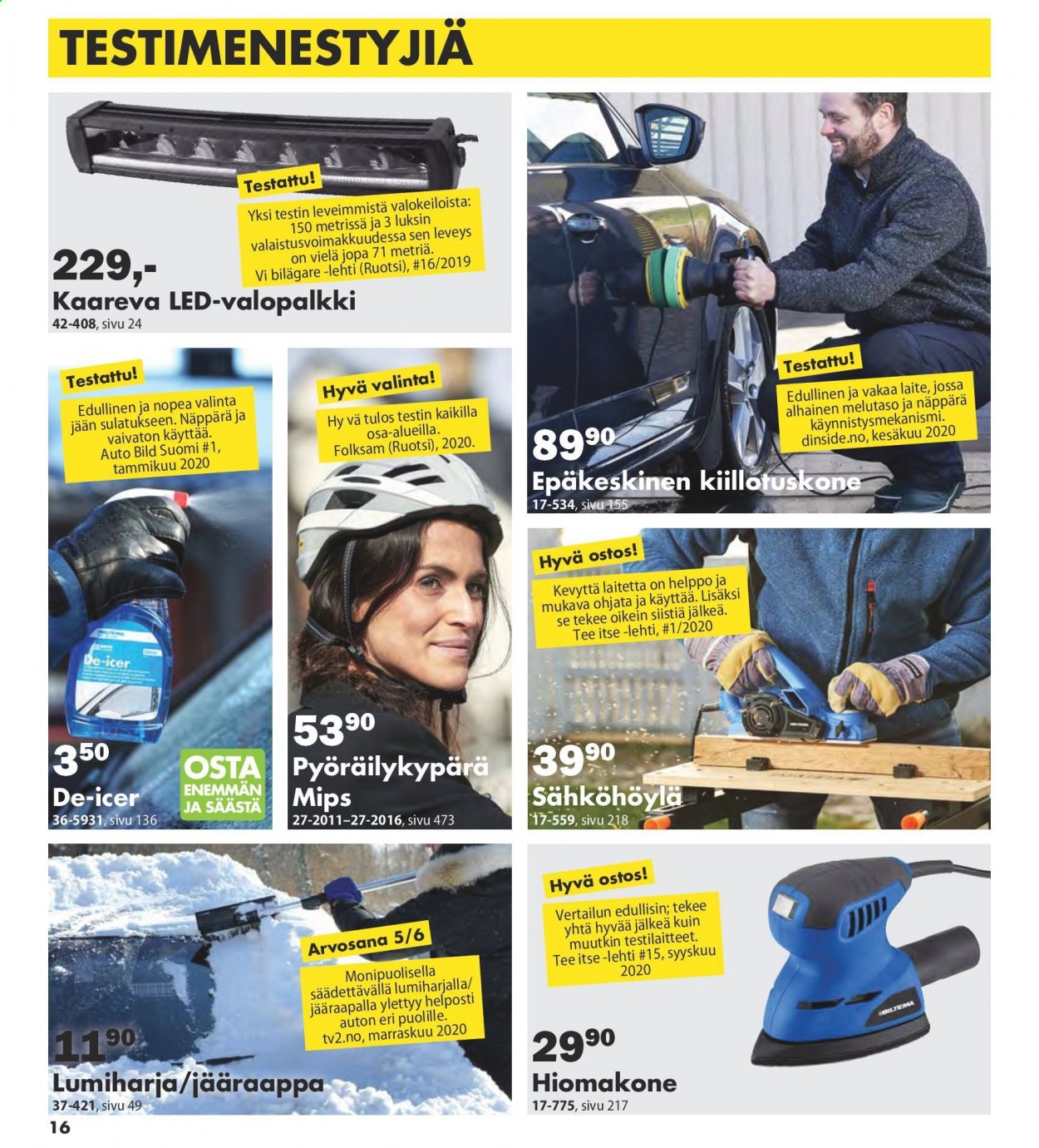 Biltema tarjoukset - 25.07.2021 - 20.02.2022. Sivu 16